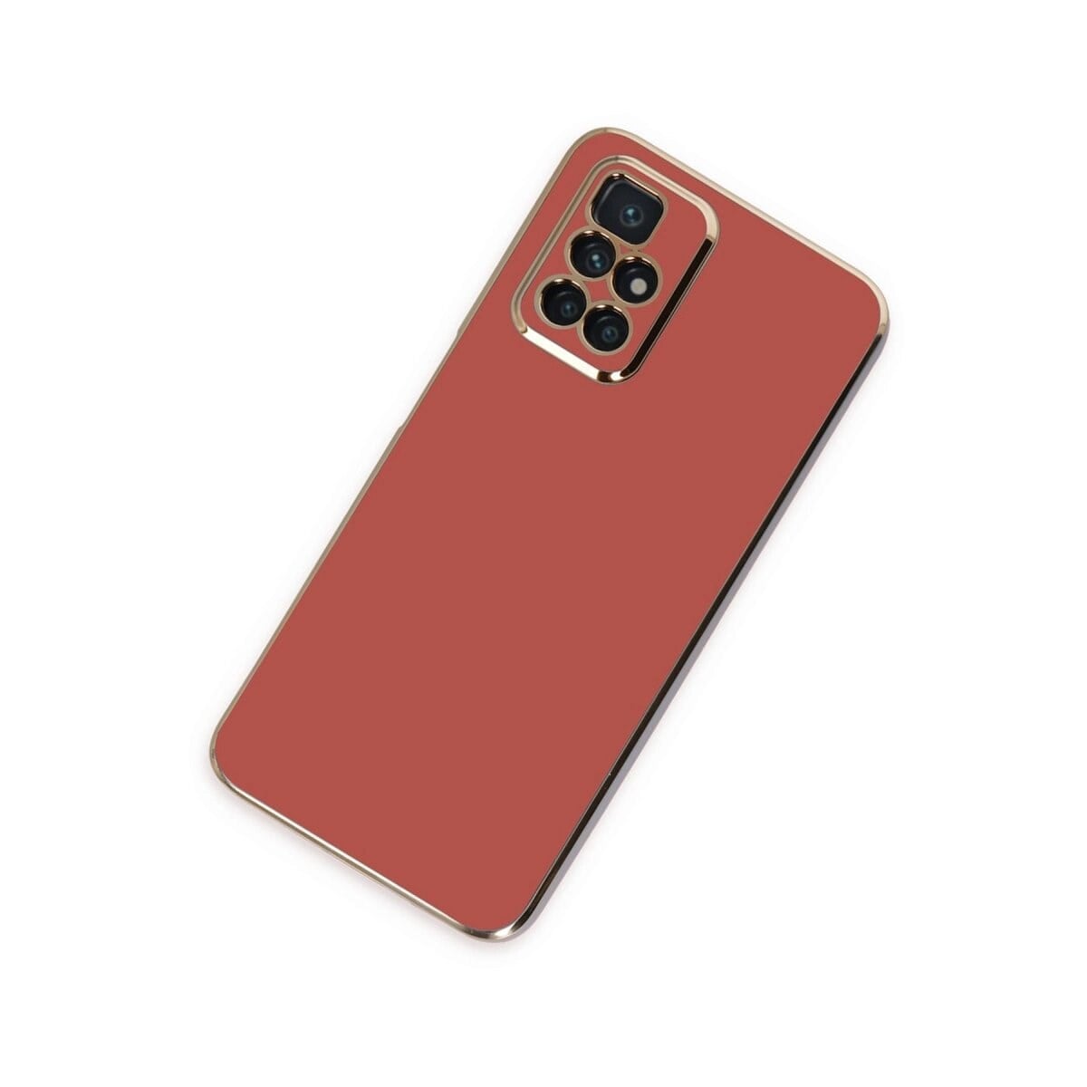 Xiaomi Redmi 10 2022 Kılıf Volet Silikon - Kırmızı
