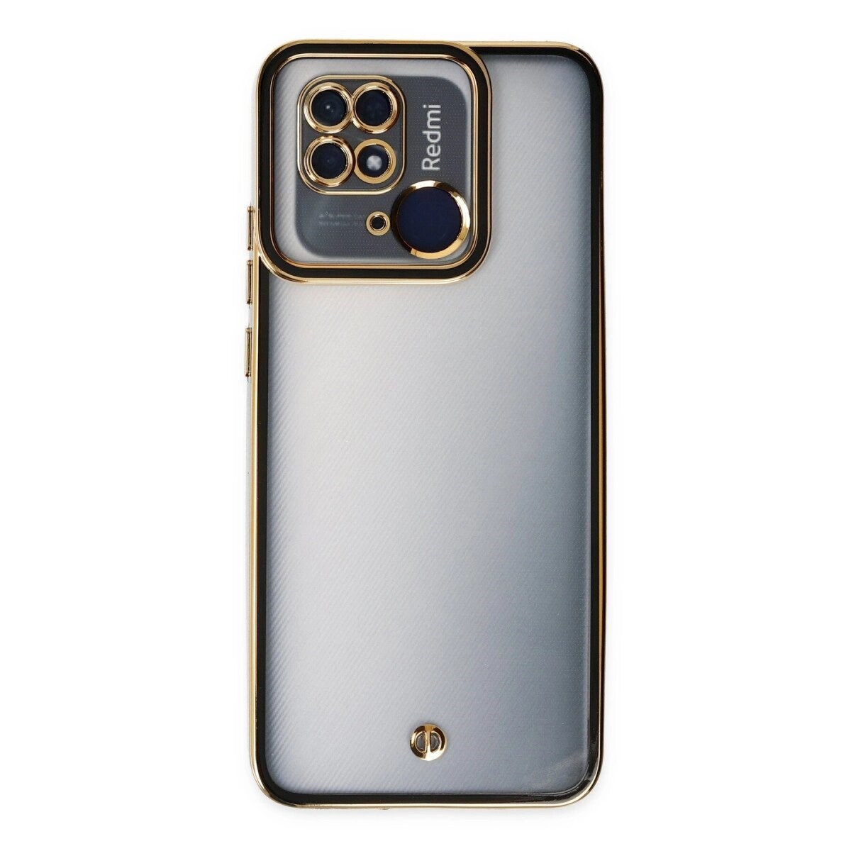 Xiaomi Redmi 10c Kılıf Liva Lens Silikon - Siyah