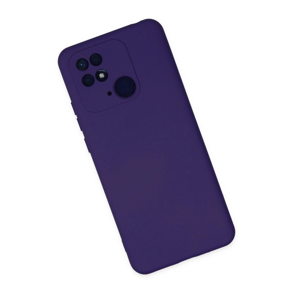 Xiaomi Redmi 10c Kılıf Nano İçi Kadife Silikon - Mor
