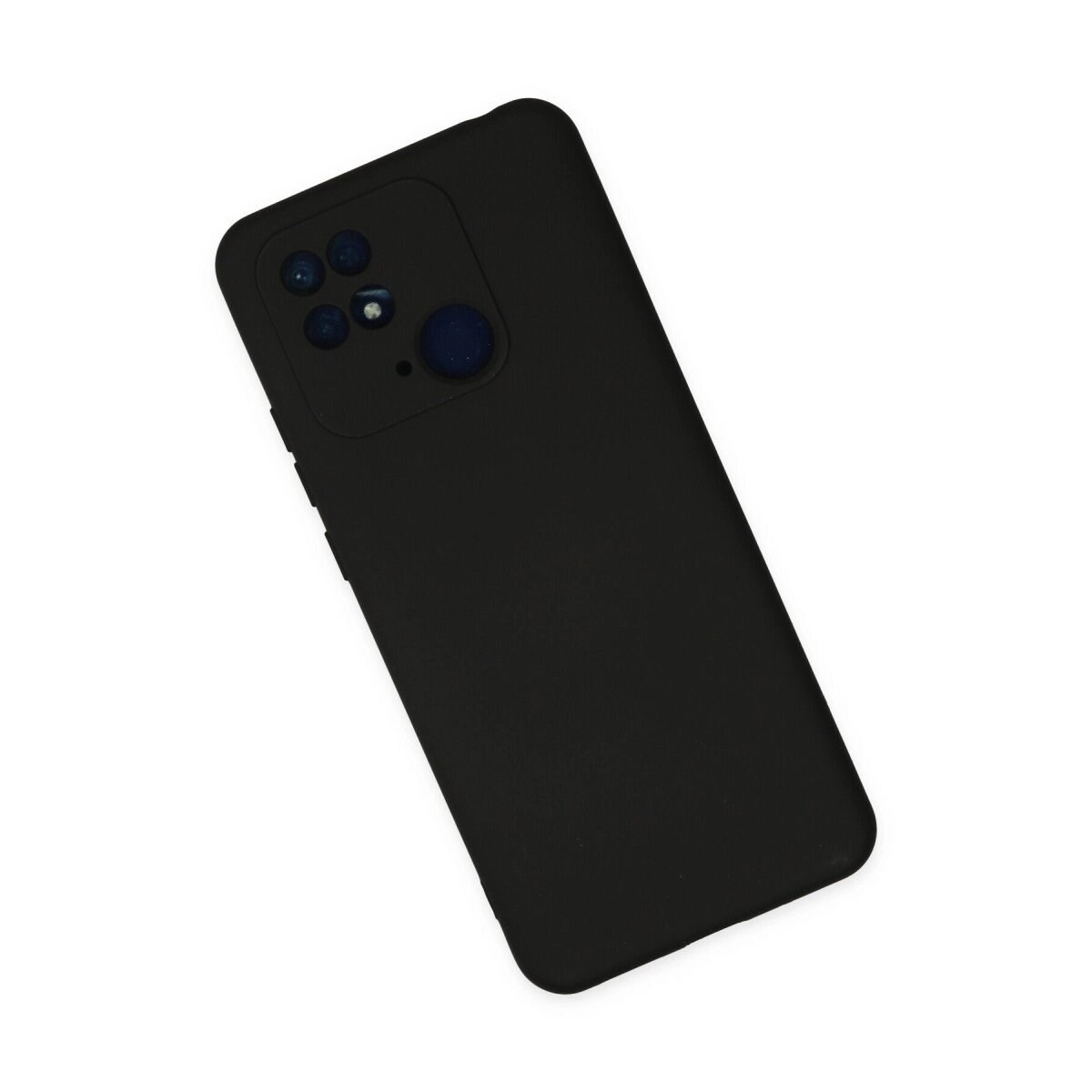 Xiaomi Redmi 10c Kılıf Nano İçi Kadife Silikon - Siyah