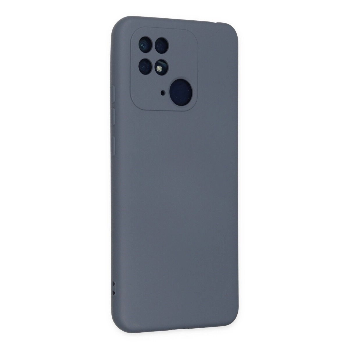 Xiaomi Redmi 10c Kılıf Nano İçi Kadife Silikon - Gri