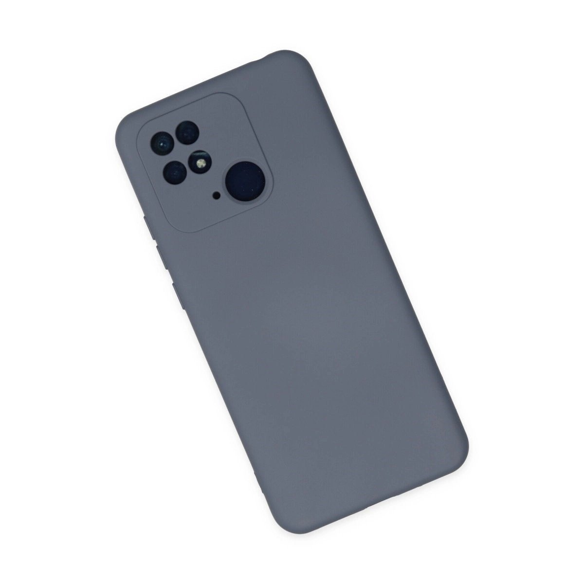 Xiaomi Redmi 10c Kılıf Nano İçi Kadife Silikon - Gri