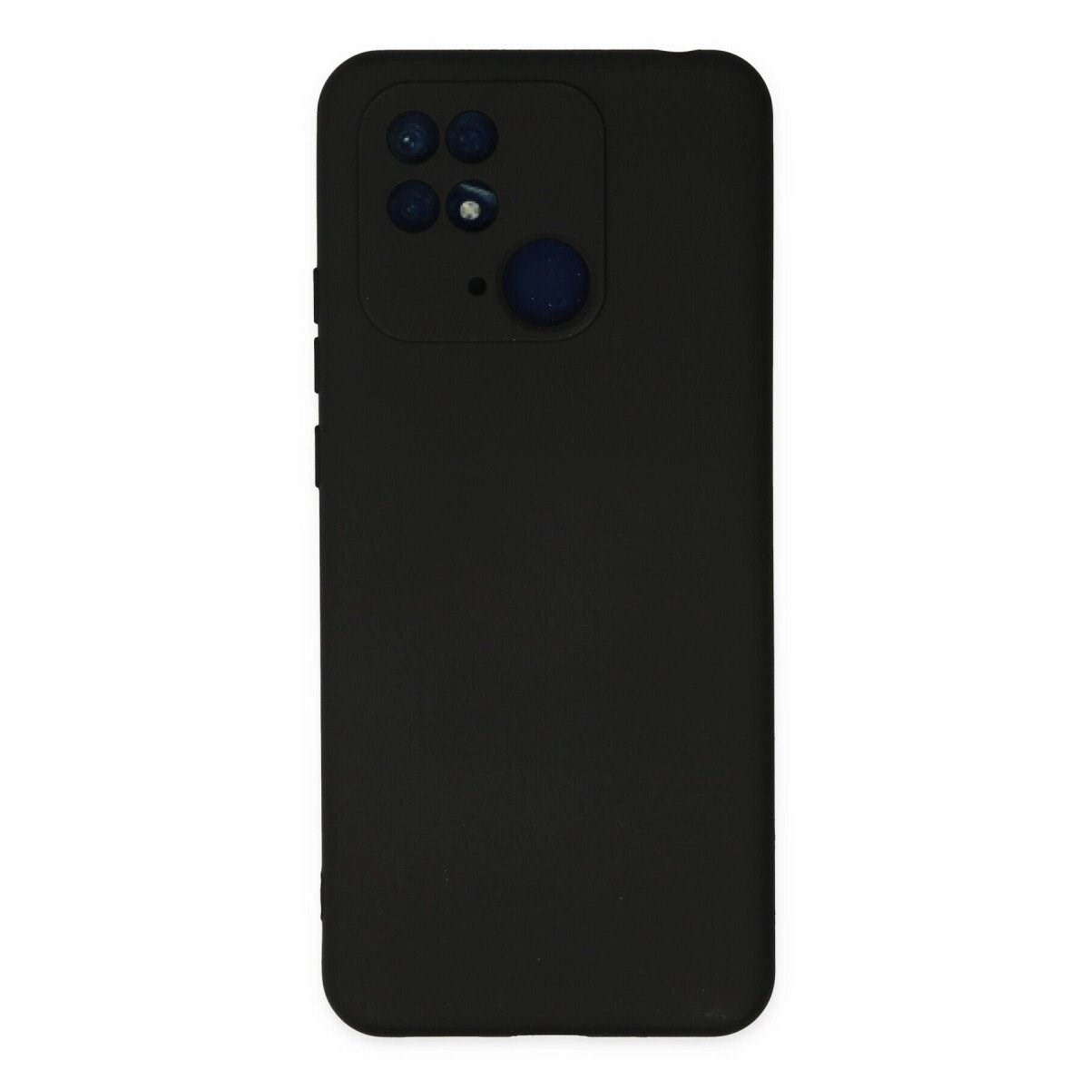 Xiaomi Redmi 10c Kılıf Nano İçi Kadife Silikon - Siyah