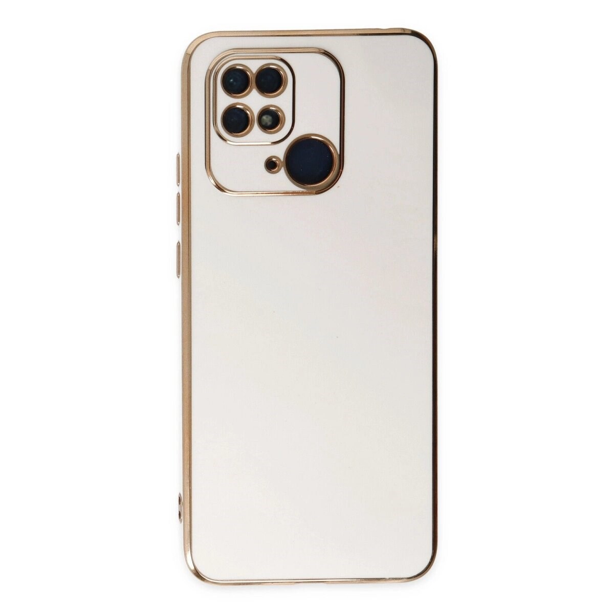 Xiaomi Redmi 10c Kılıf Volet Silikon - Beyaz