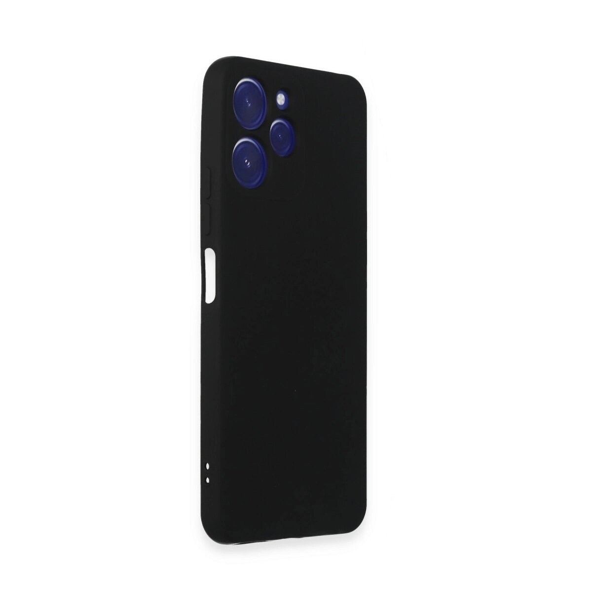 Xiaomi Redmi 12 Kılıf Nano İçi Kadife Silikon - Siyah