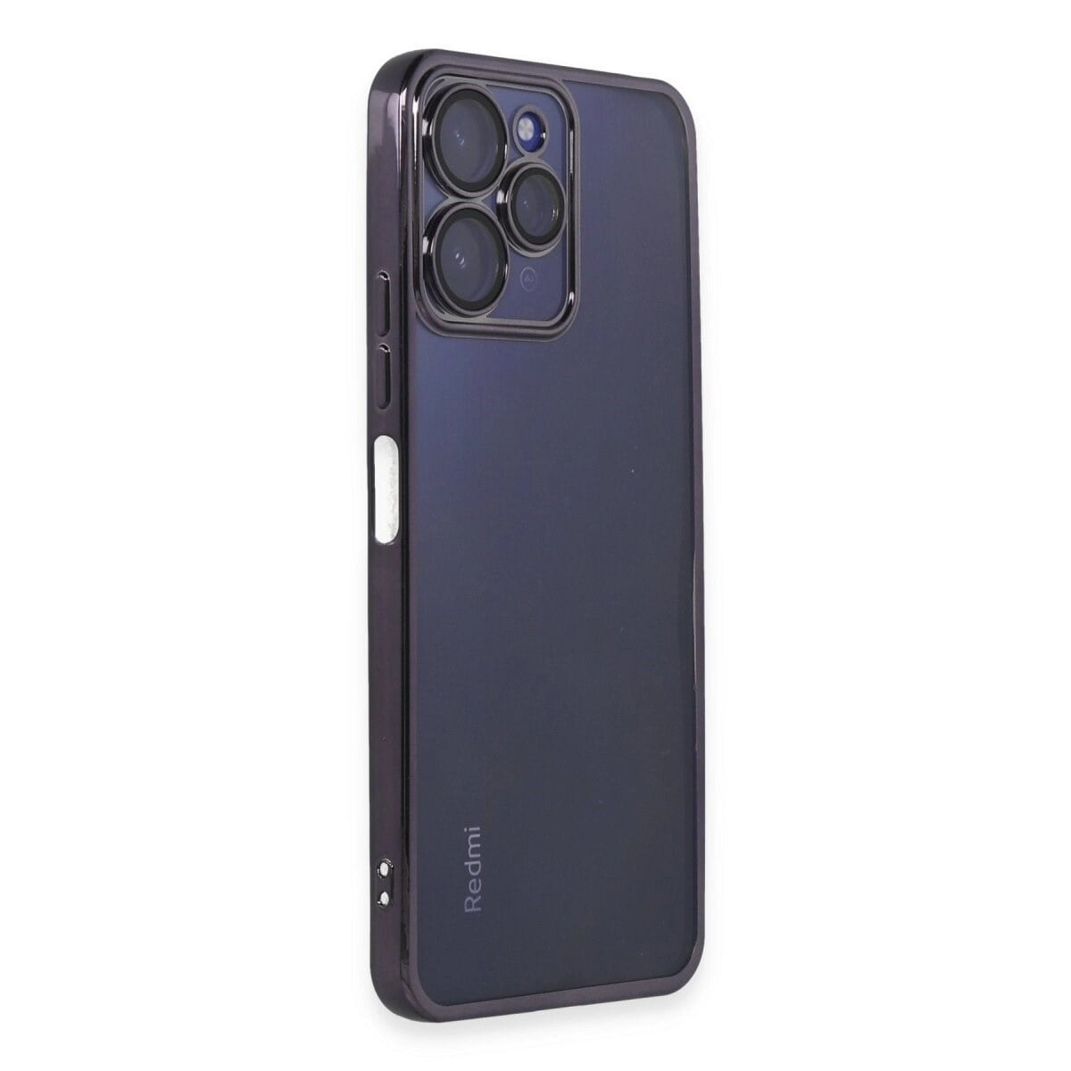 Xiaomi Redmi 12 Kılıf Razer Lensli Silikon - Mor