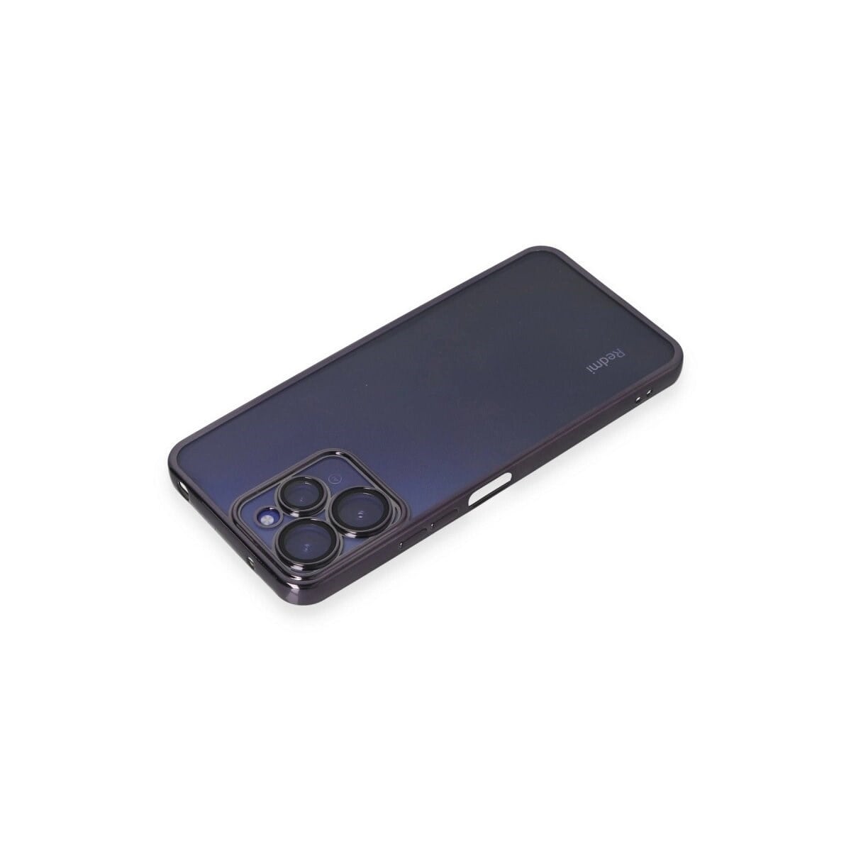 Xiaomi Redmi 12 Kılıf Razer Lensli Silikon - Mor