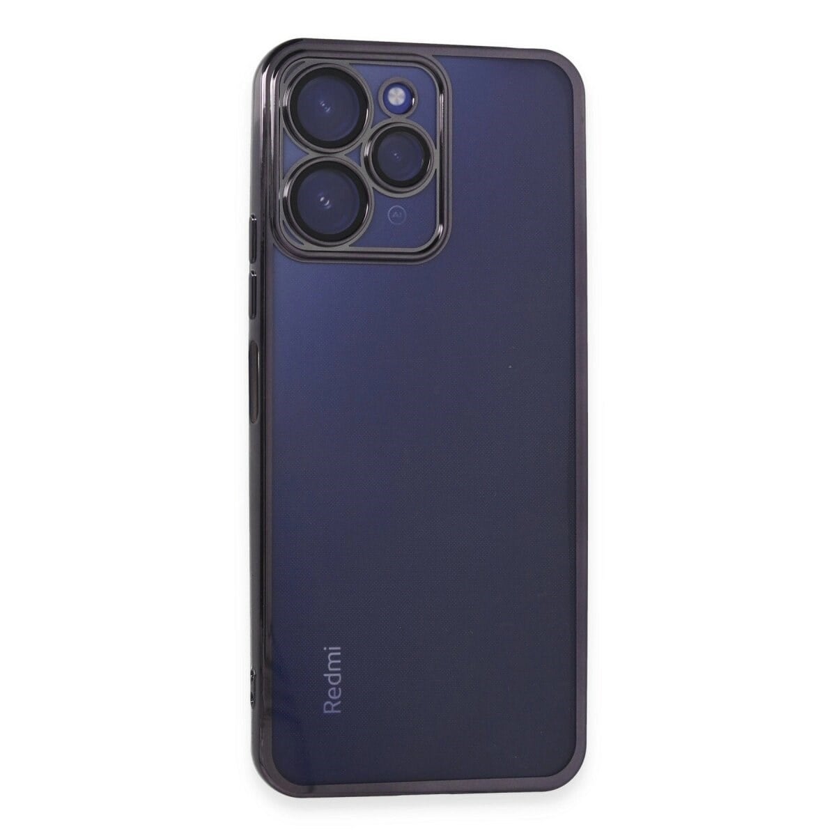 Xiaomi Redmi 12 Kılıf Razer Lensli Silikon - Mor