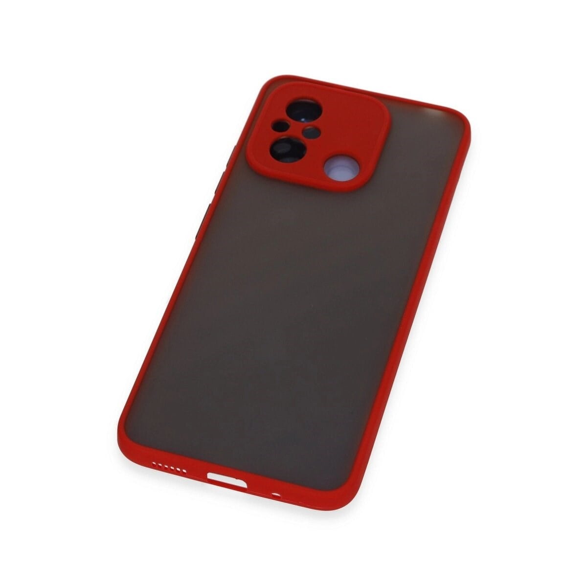 Xiaomi Redmi 12c Kılıf Montreal Silikon Kapak - Kırmızı