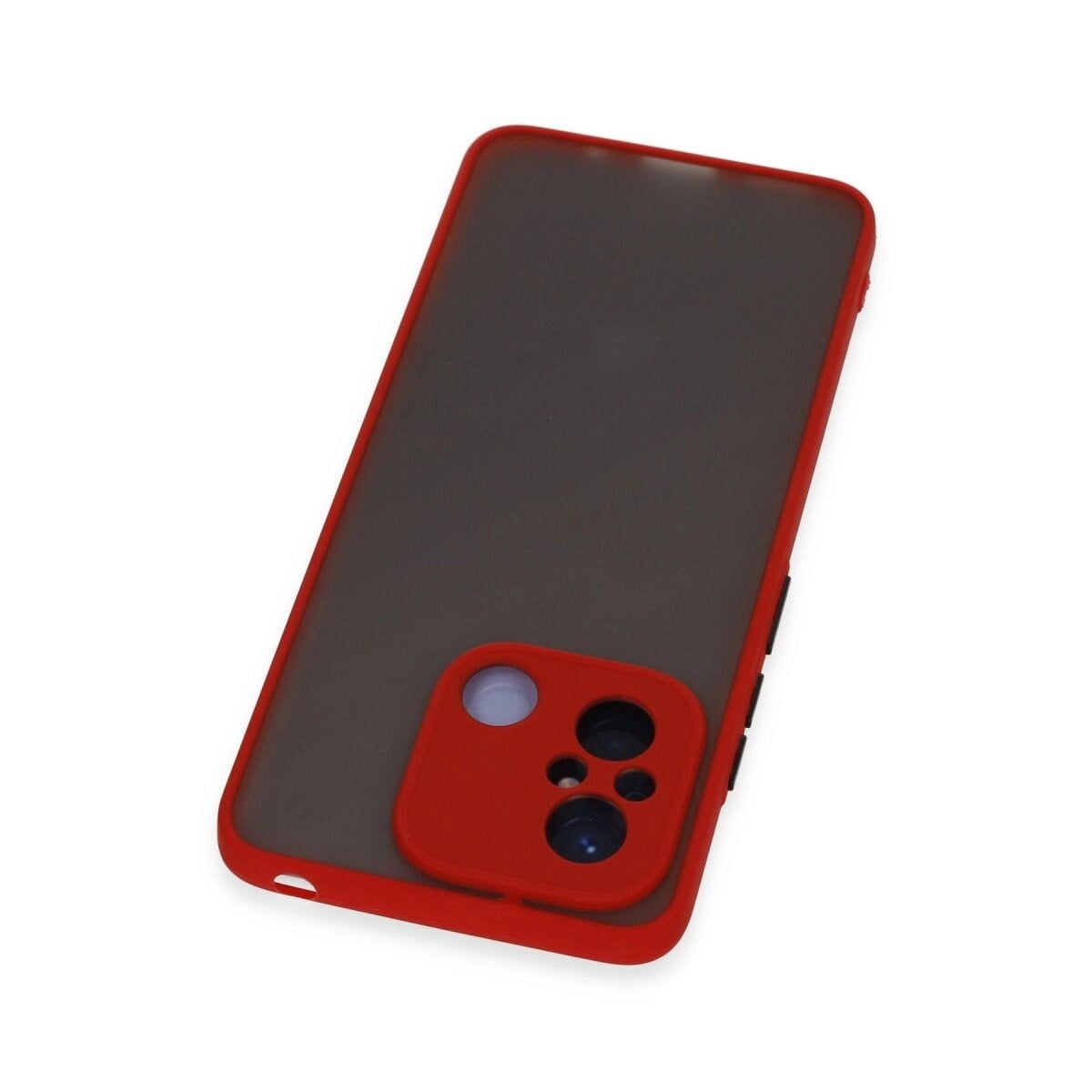 Xiaomi Redmi 12c Kılıf Montreal Silikon Kapak - Kırmızı