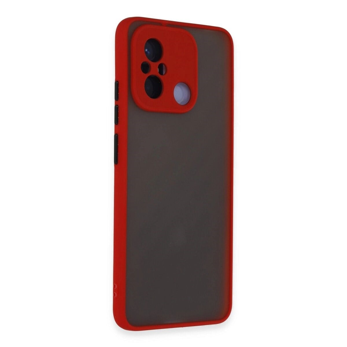 Xiaomi Redmi 12c Kılıf Montreal Silikon Kapak - Kırmızı