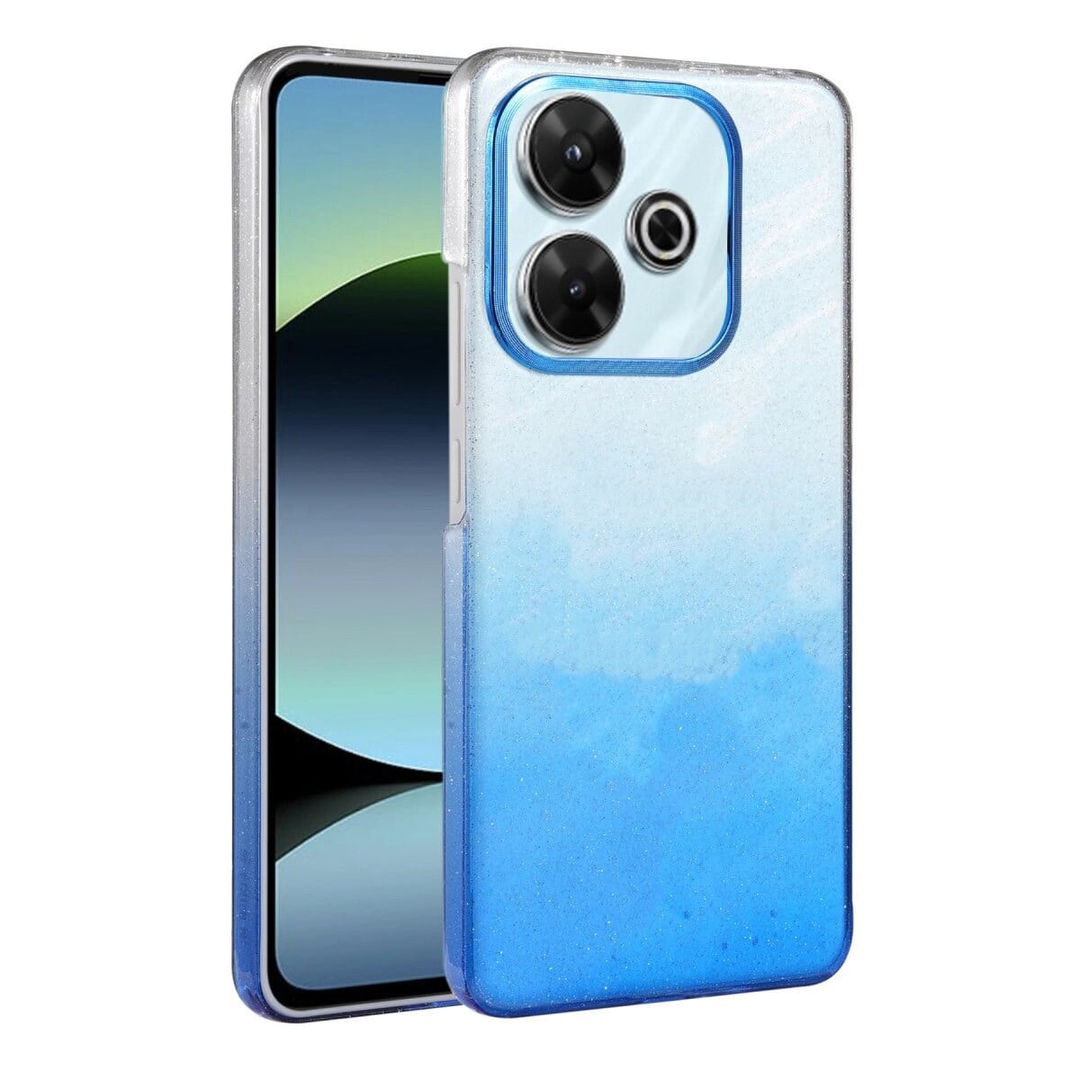 Xiaomi Redmi 13 4g Glossy Kapak - Mavi