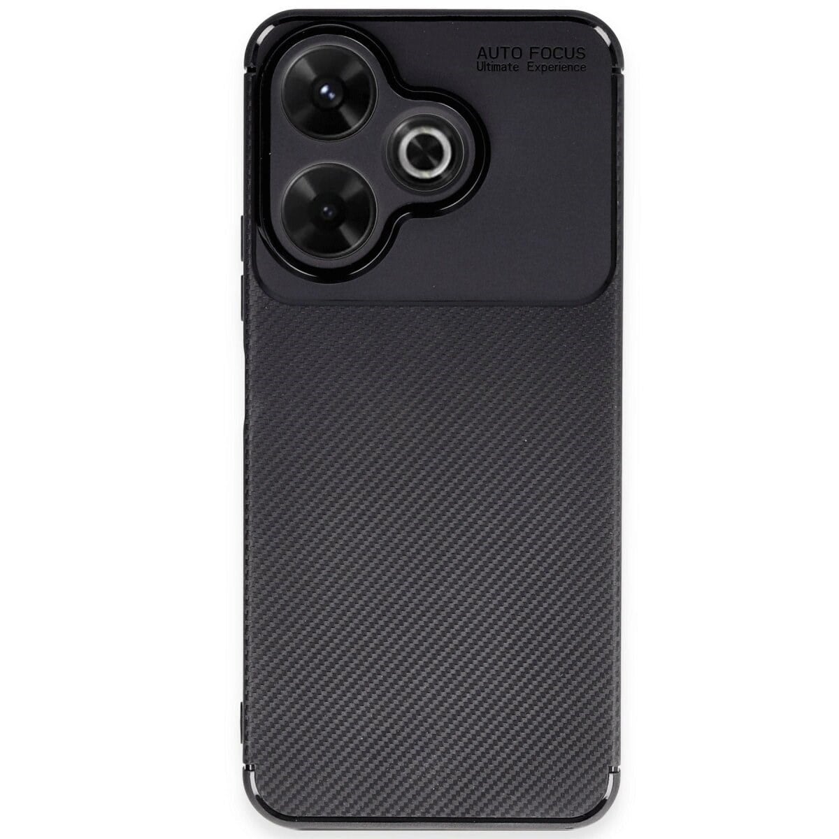 Xiaomi Redmi 13 4g Kılıf Auto Focus Karbon Kapak - Siyah