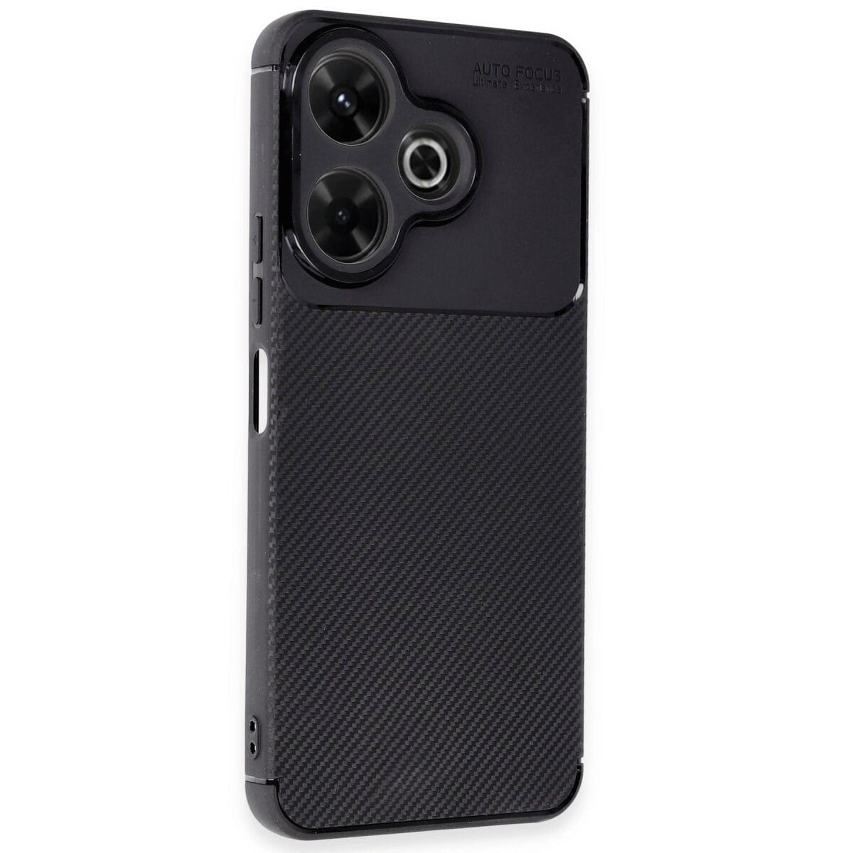 Xiaomi Redmi 13 4g Kılıf Auto Focus Karbon Kapak - Siyah