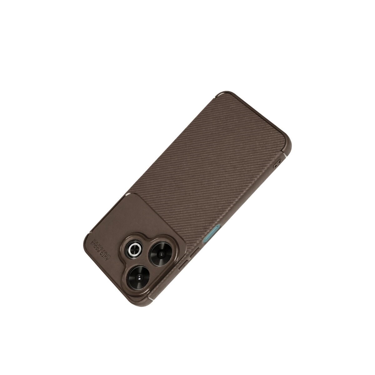Xiaomi Redmi 13 4g Kılıf Auto Focus Karbon Kapak - Kahverengi
