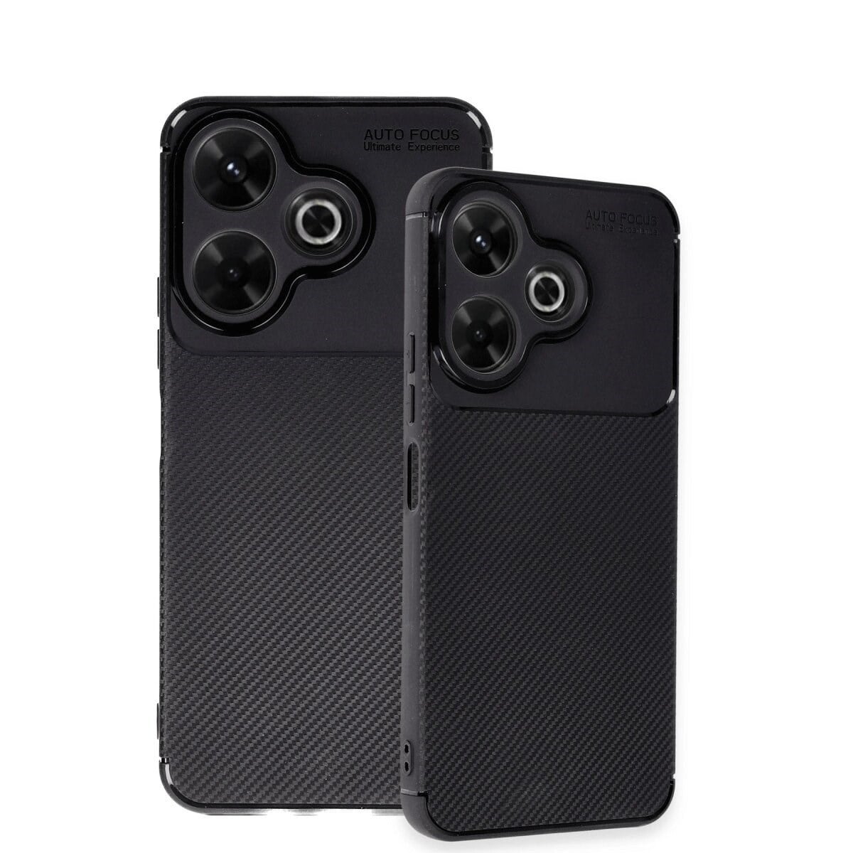 Xiaomi Redmi 13 4g Kılıf Auto Focus Karbon Kapak - Siyah