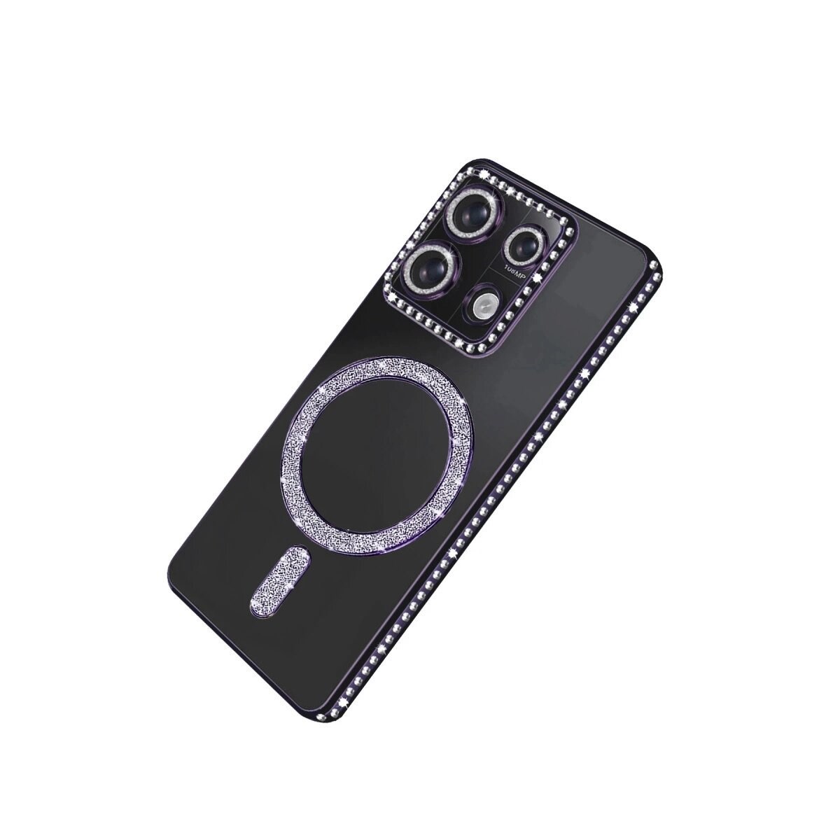 Xiaomi Redmi 13c Joke Simli Magneticsafe Kılıf - Derin Mor