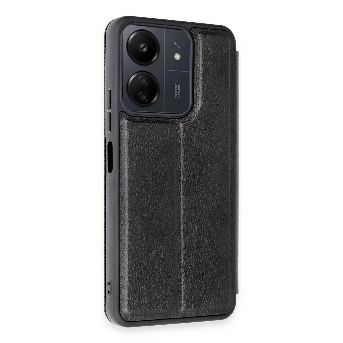 Xiaomi Redmi 13c Kılıf Flip Cover - Siyah