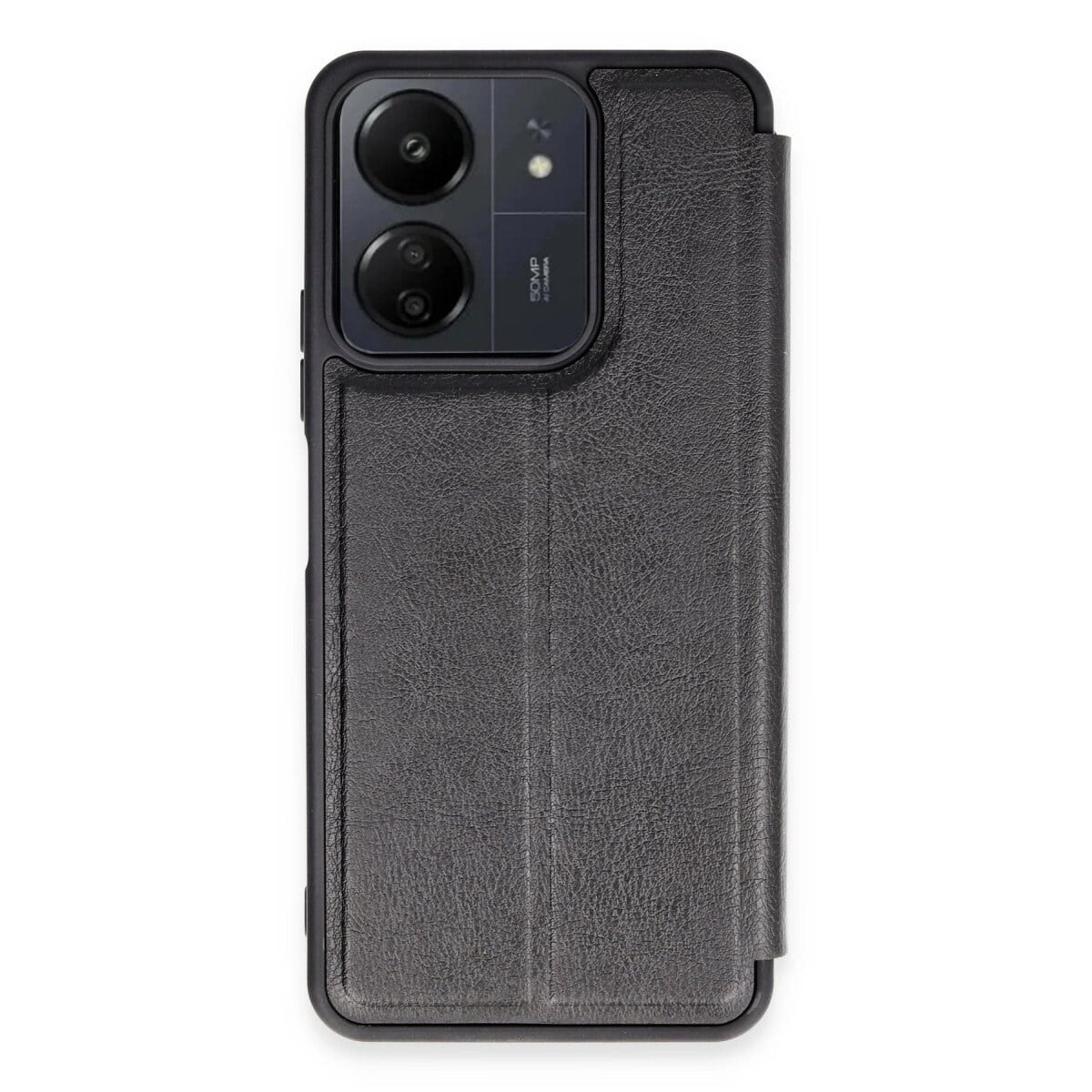 Xiaomi Redmi 13c Kılıf Flip Cover - Siyah