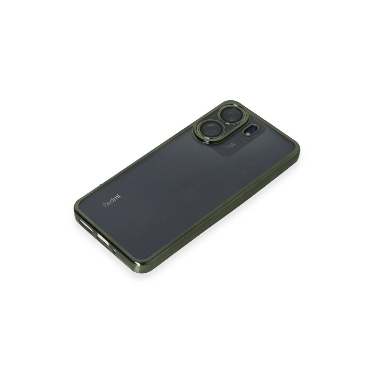 Xiaomi Redmi 13c Kılıf Razer Lensli Silikon - Yeşil