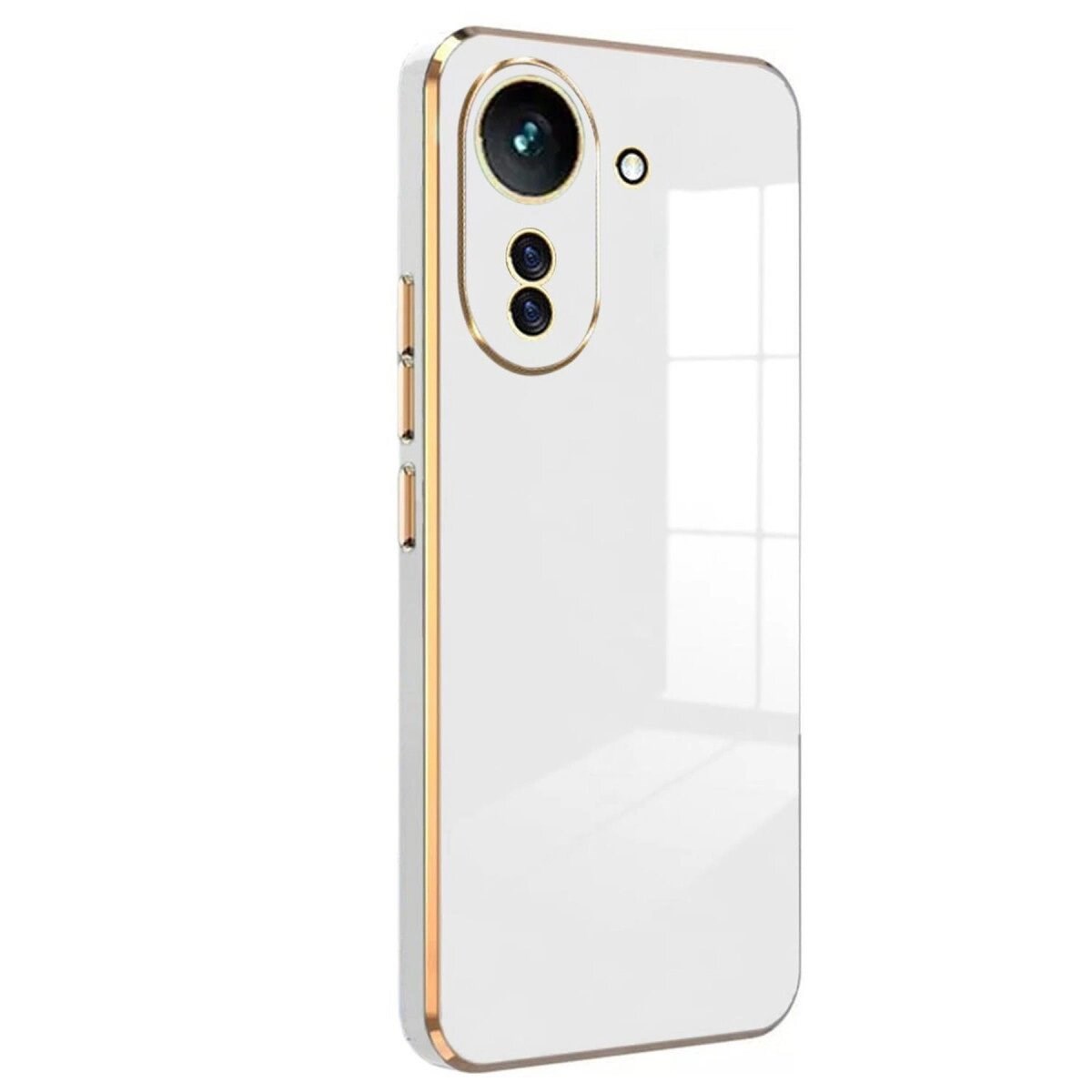 Xiaomi Redmi 13c Kılıf Volet Silikon - Beyaz