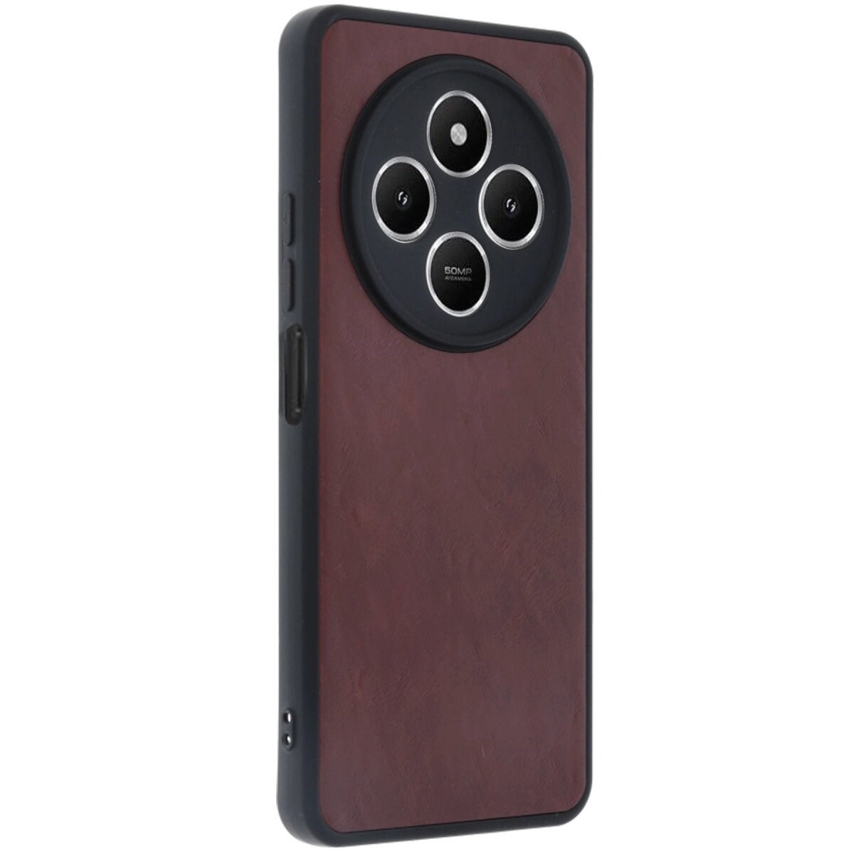 Xiaomi Redmi 14c Kılıf Aras Deri Kapak - Bordo