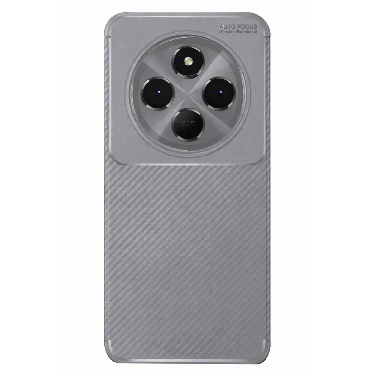 Xiaomi Redmi 14c Kılıf Auto Focus Karbon Kapak - Gri