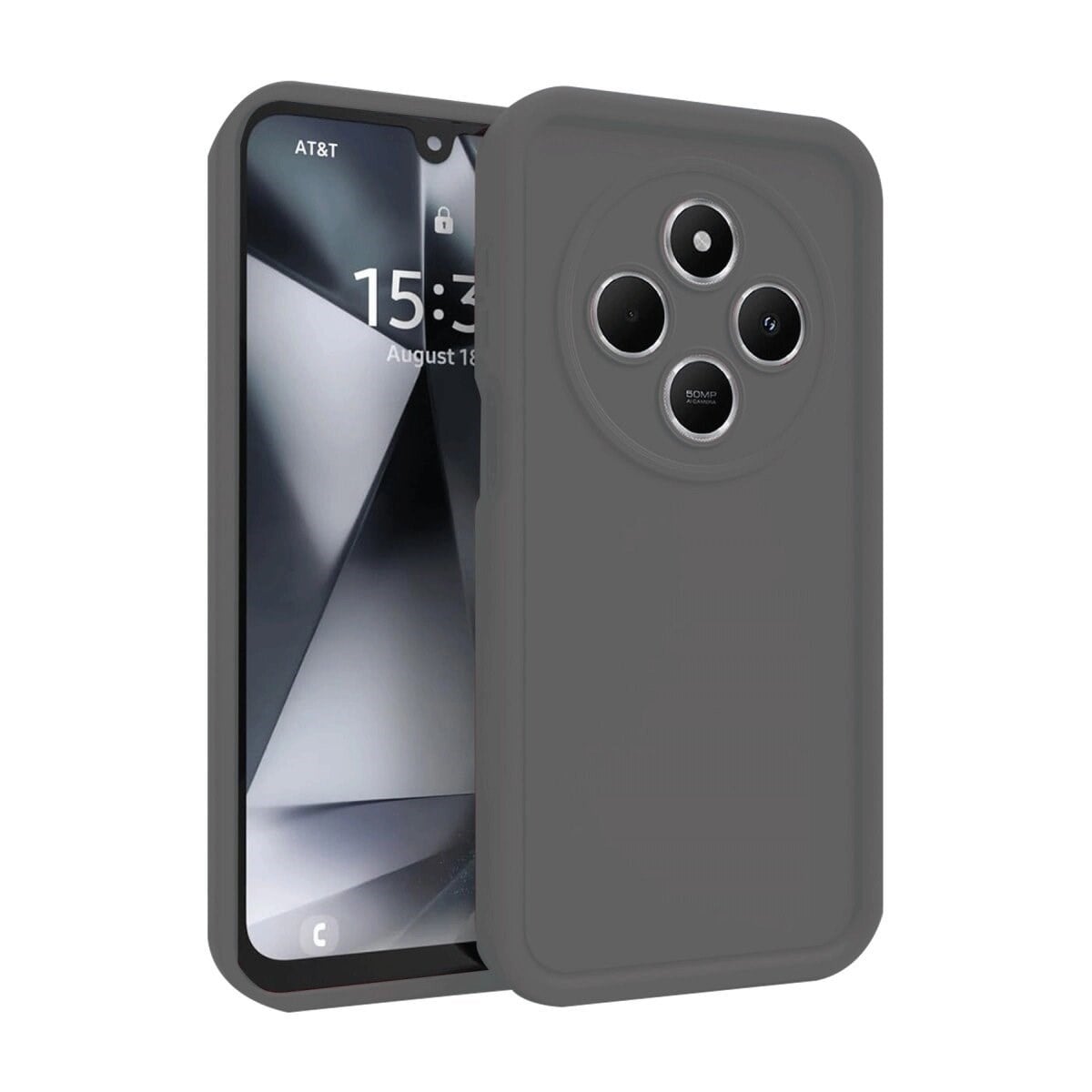 Xiaomi Redmi 14c Kılıf Viera Silikon - Gri