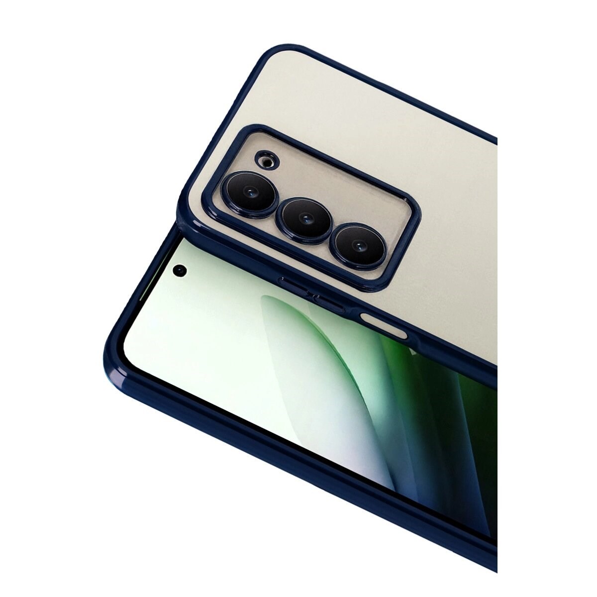 Xiaomi Redmi 15 4g Razer Lensli Silikon - Lacivert
