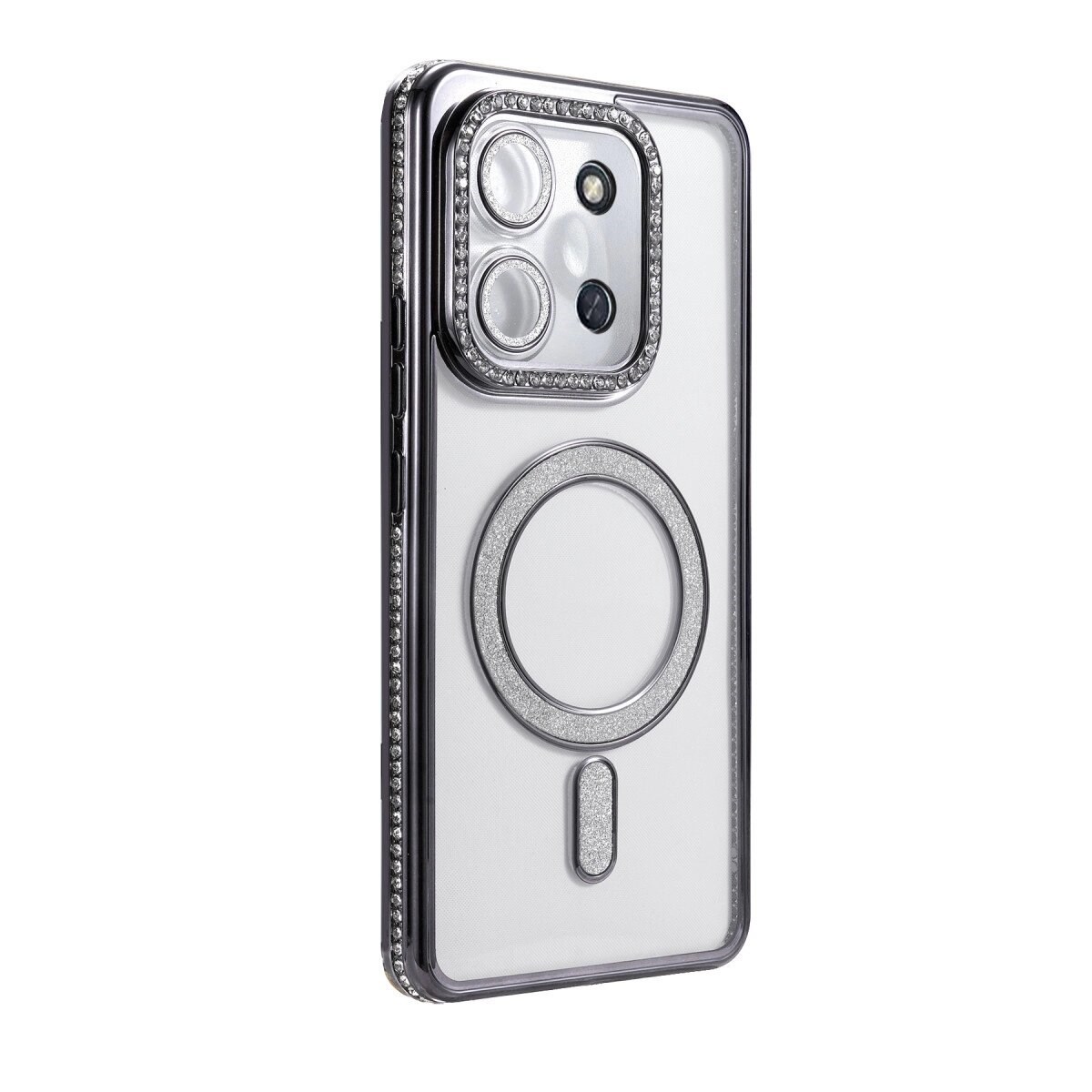 Xiaomi Redmi 15c 4g Joke Simli Magneticsafe Kılıf - Siyah