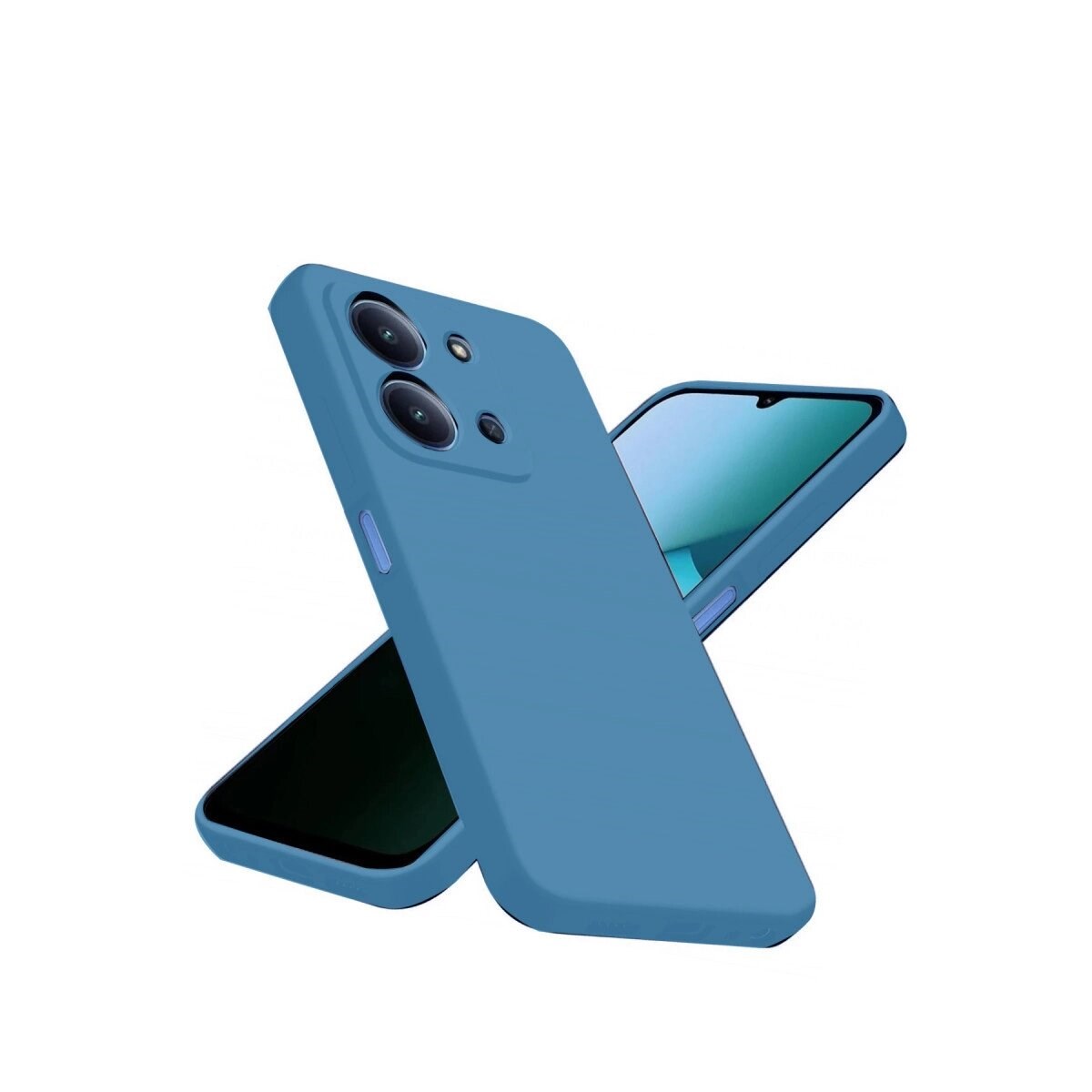 Xiaomi Redmi 15c 4g Nano İçi Kadife Silikon - Mavi