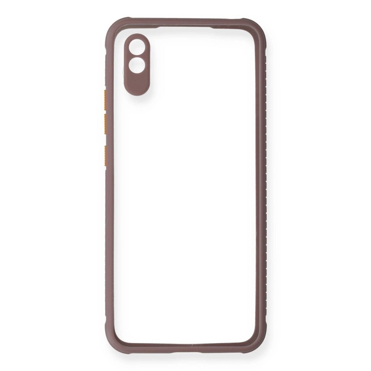 Xiaomi Redmi 9a Kılıf Miami Şeffaf Silikon - Açık Mor