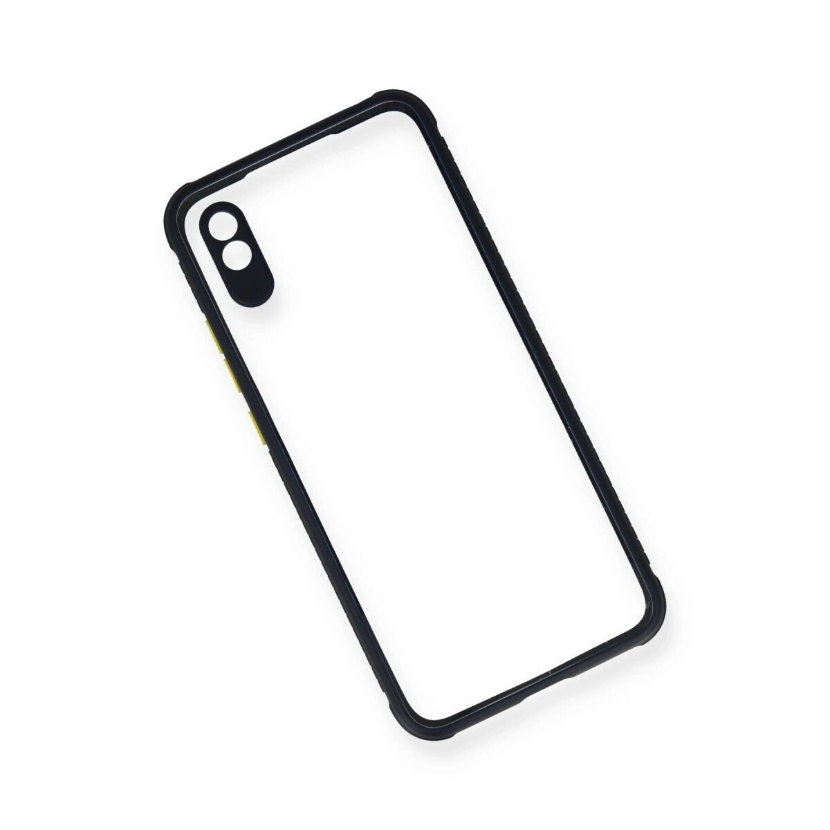 Xiaomi Redmi 9a Kılıf Miami Şeffaf Silikon - Lacivert
