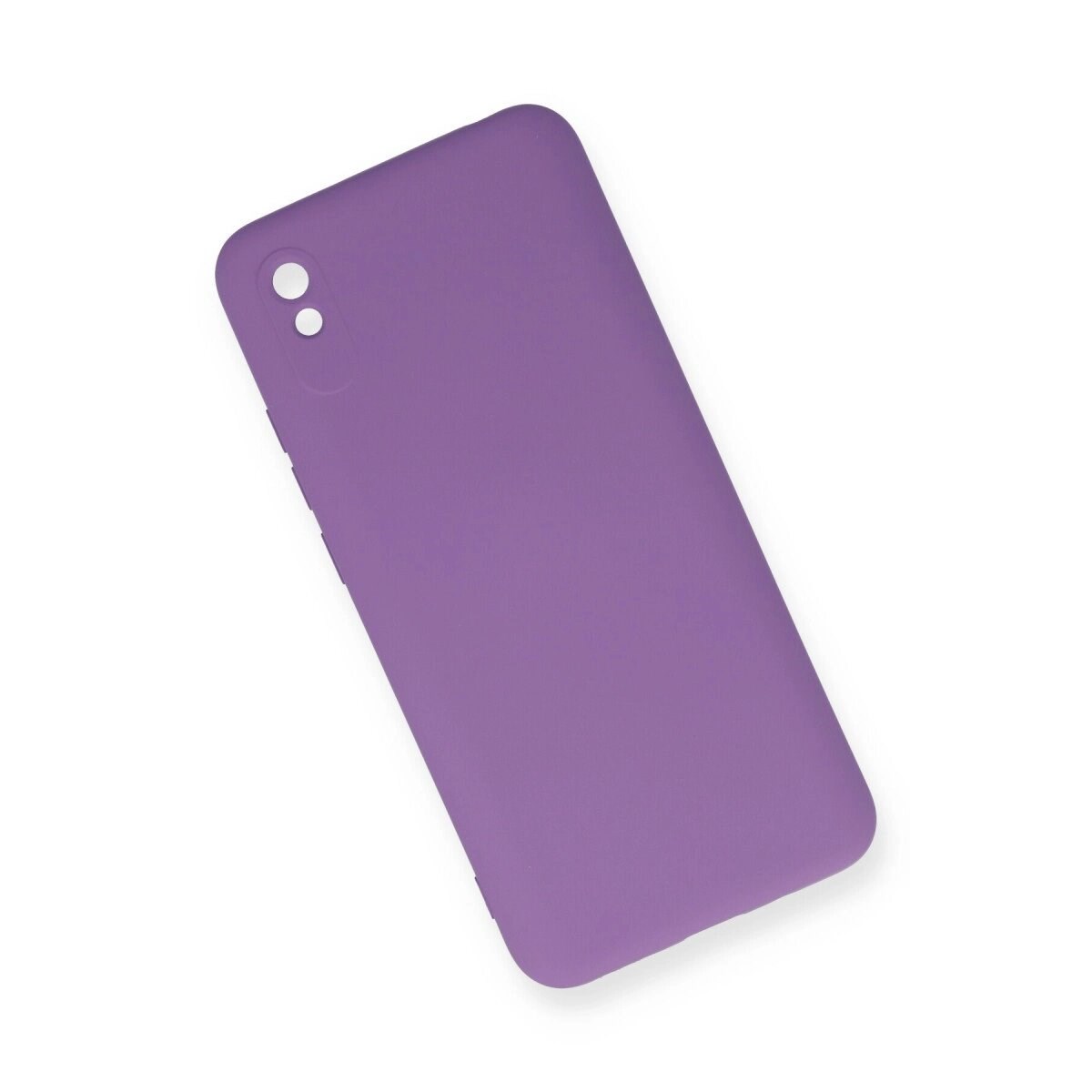 Xiaomi Redmi 9a Kılıf Nano İçi Kadife Silikon - Mor