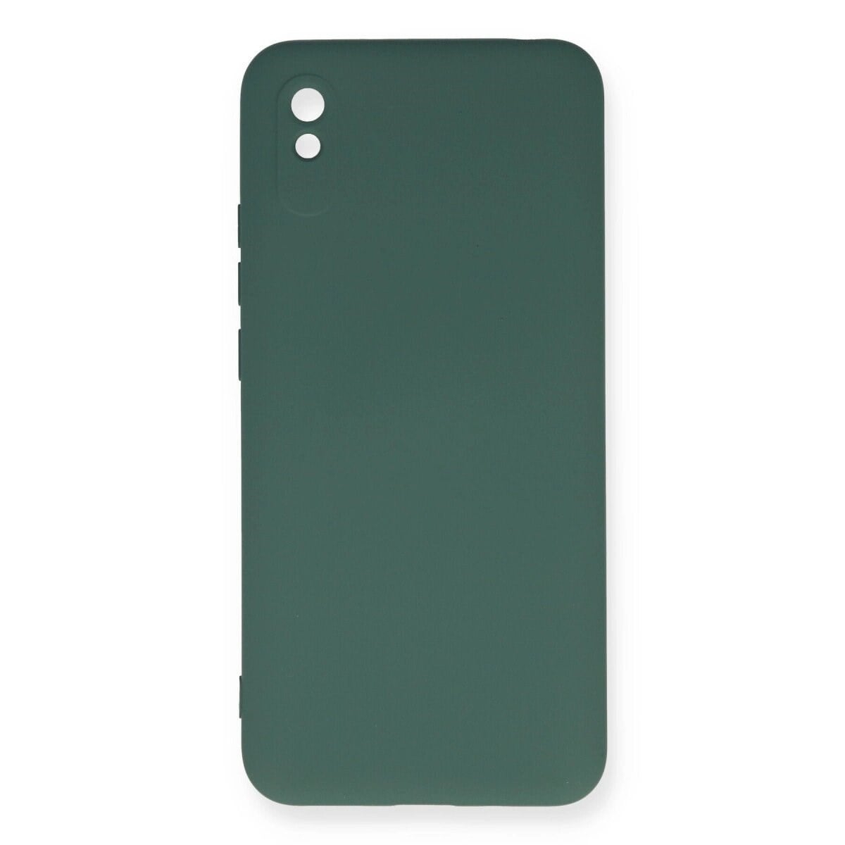 Xiaomi Redmi 9a Kılıf Nano İçi Kadife Silikon - Koyu Yeşil