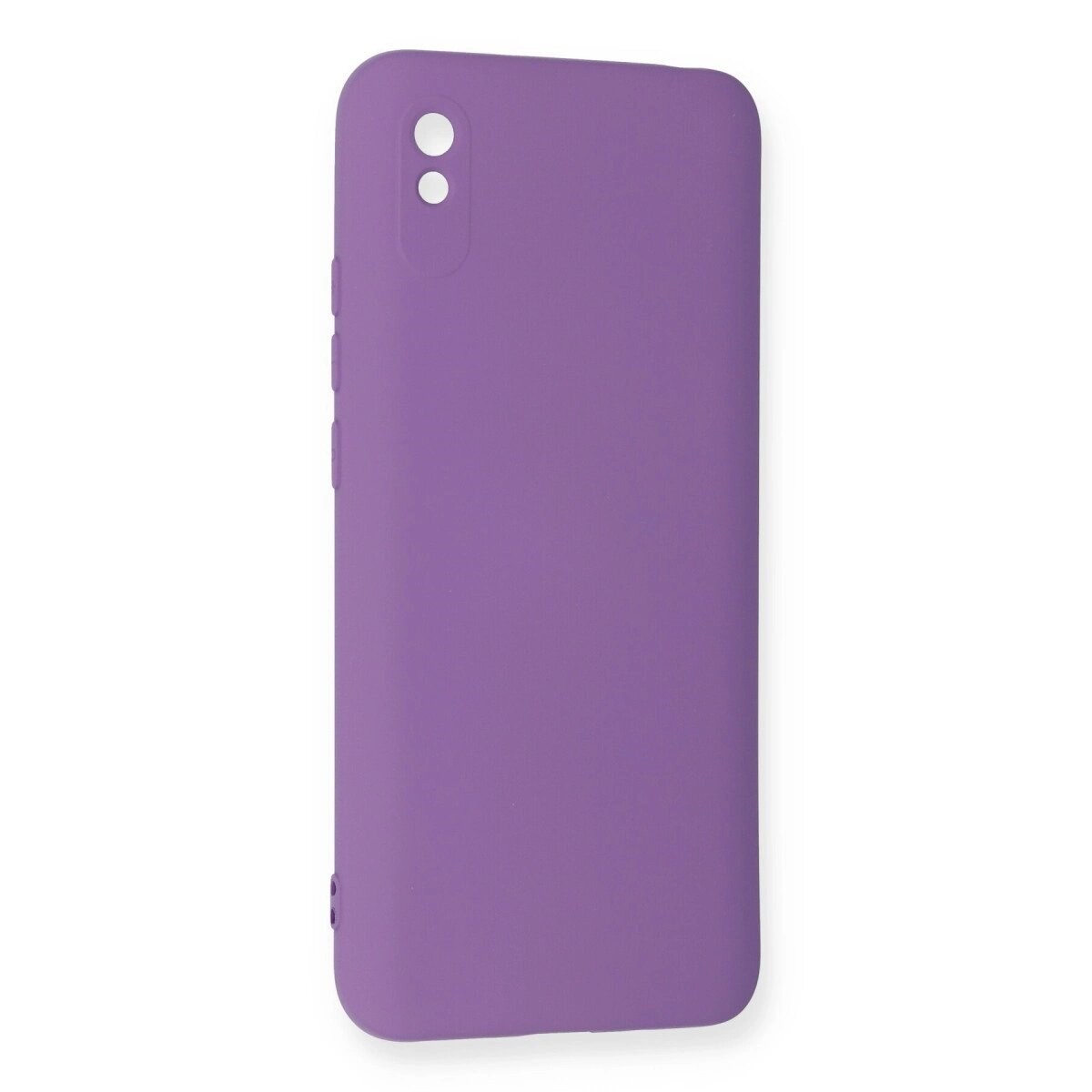 Xiaomi Redmi 9a Kılıf Nano İçi Kadife Silikon - Mor