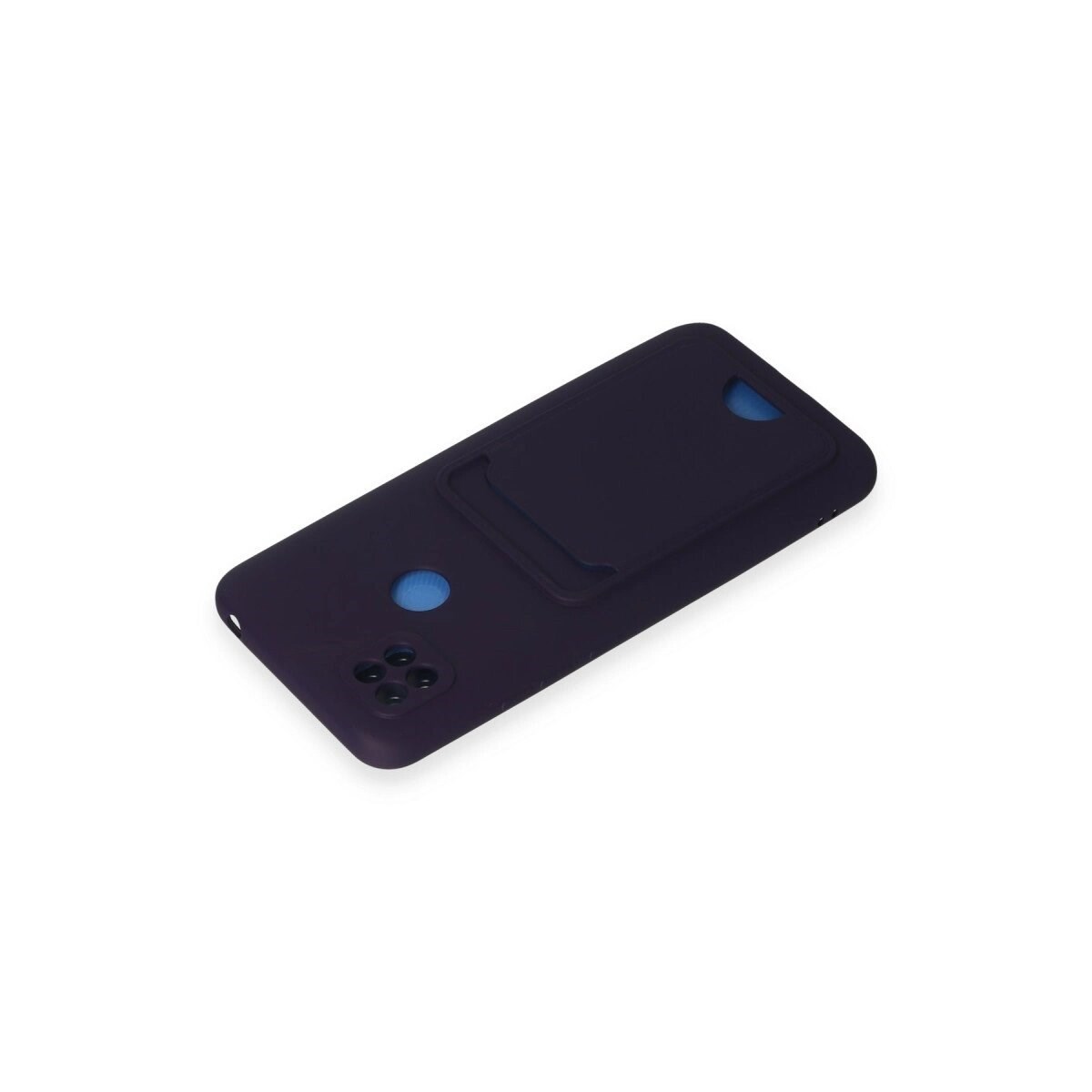 Xiaomi Redmi 9c Kılıf Kelvin Kartvizitli Silikon - Derin Mor