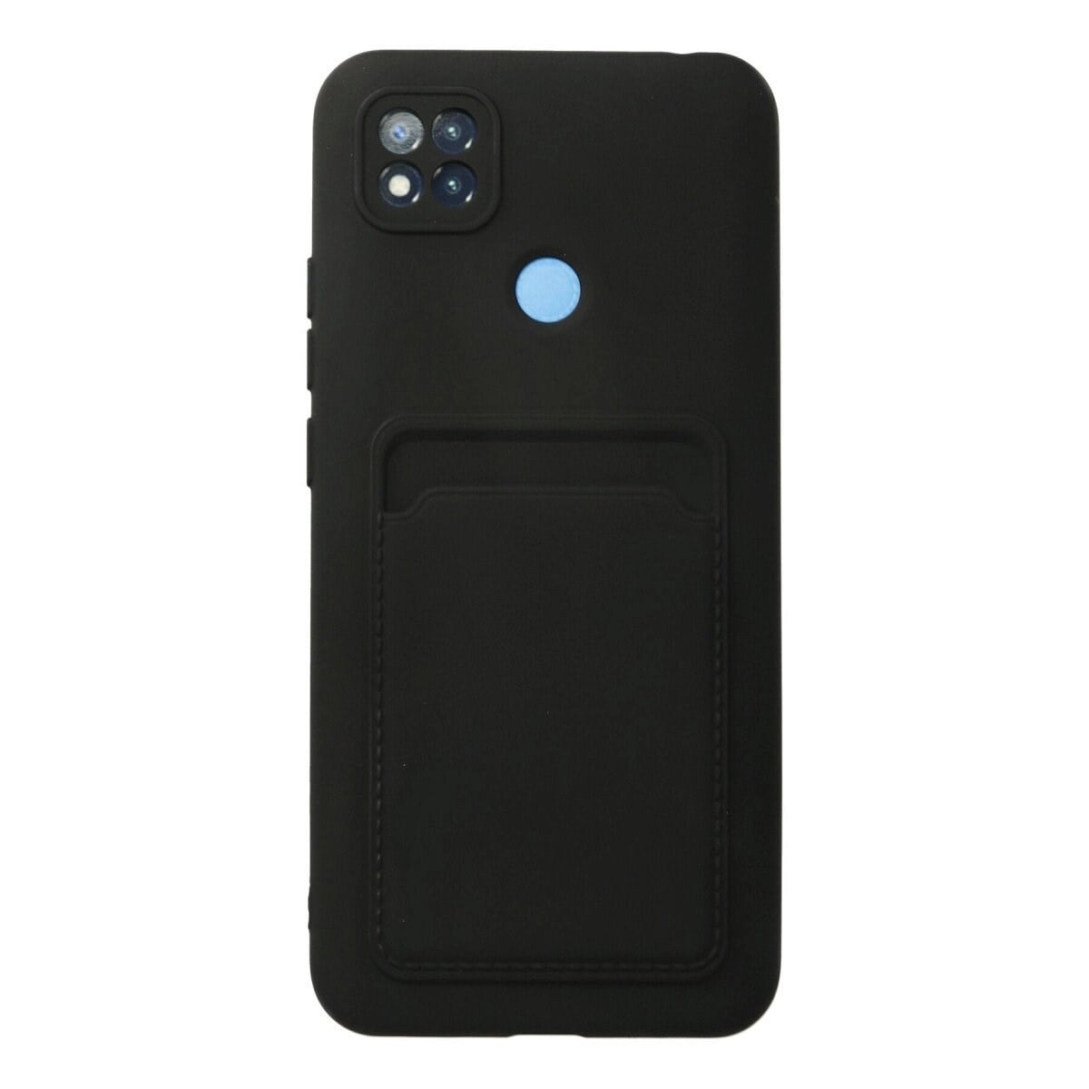 Xiaomi Redmi 9c Kılıf Kelvin Kartvizitli Silikon - Siyah