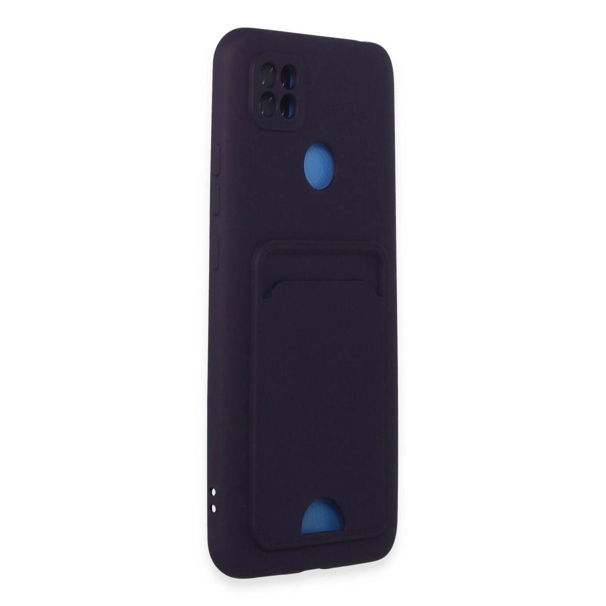 Xiaomi Redmi 9c Kılıf Kelvin Kartvizitli Silikon - Derin Mor