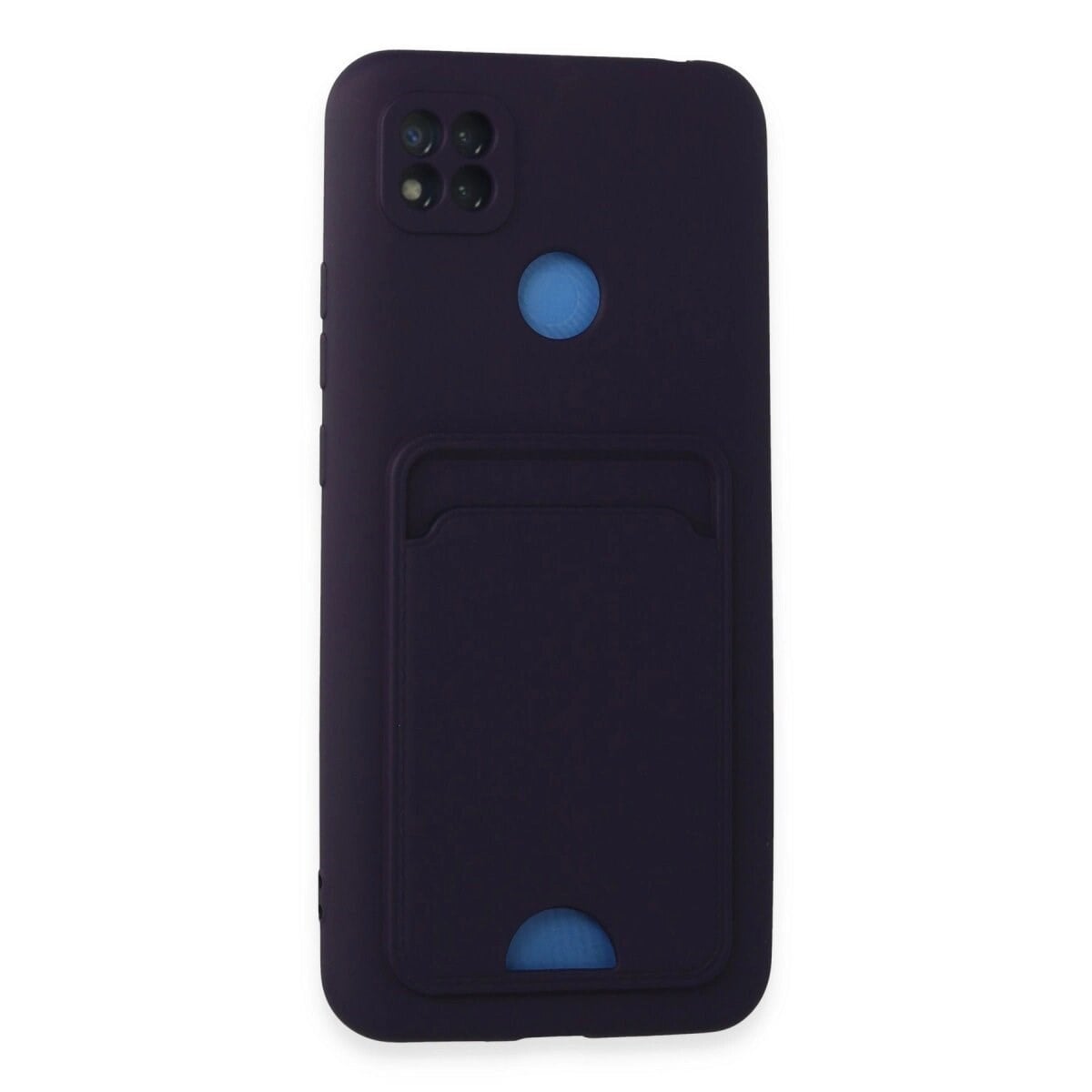 Xiaomi Redmi 9c Kılıf Kelvin Kartvizitli Silikon - Derin Mor