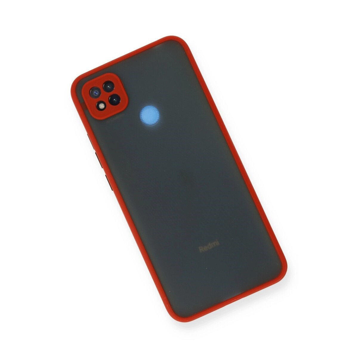Xiaomi Redmi 9c Kılıf Montreal Silikon Kapak - Kırmızı
