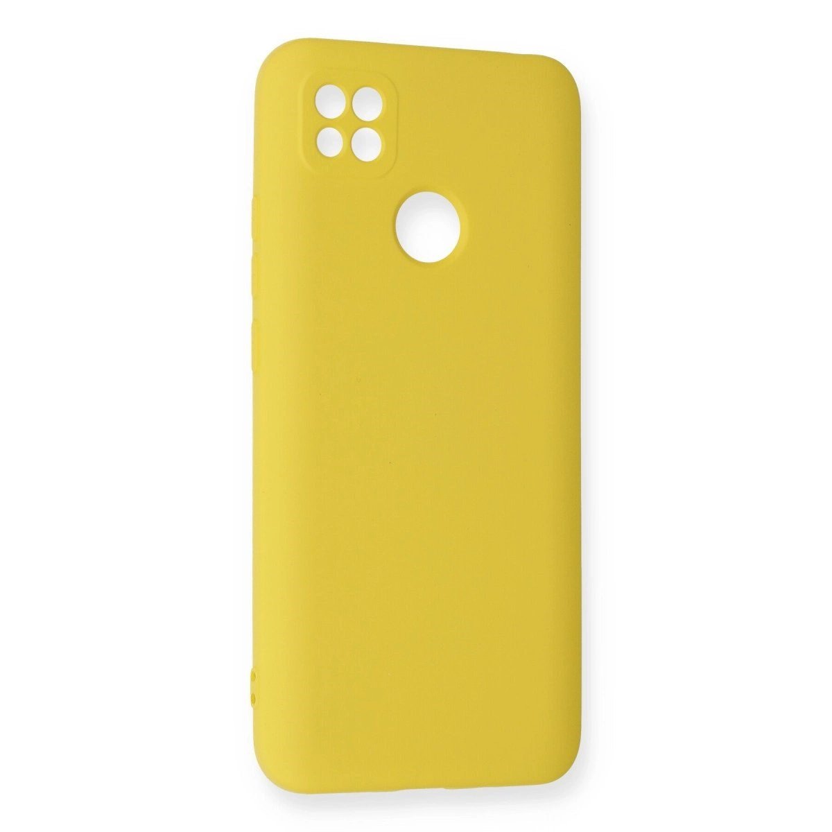 Xiaomi Redmi 9c Kılıf Nano İçi Kadife Silikon - Sarı