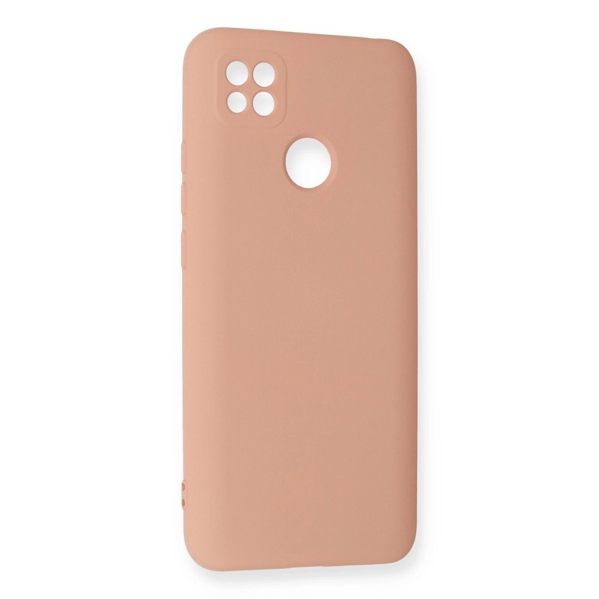 Xiaomi Redmi 9c Kılıf Nano İçi Kadife Silikon - Pudra