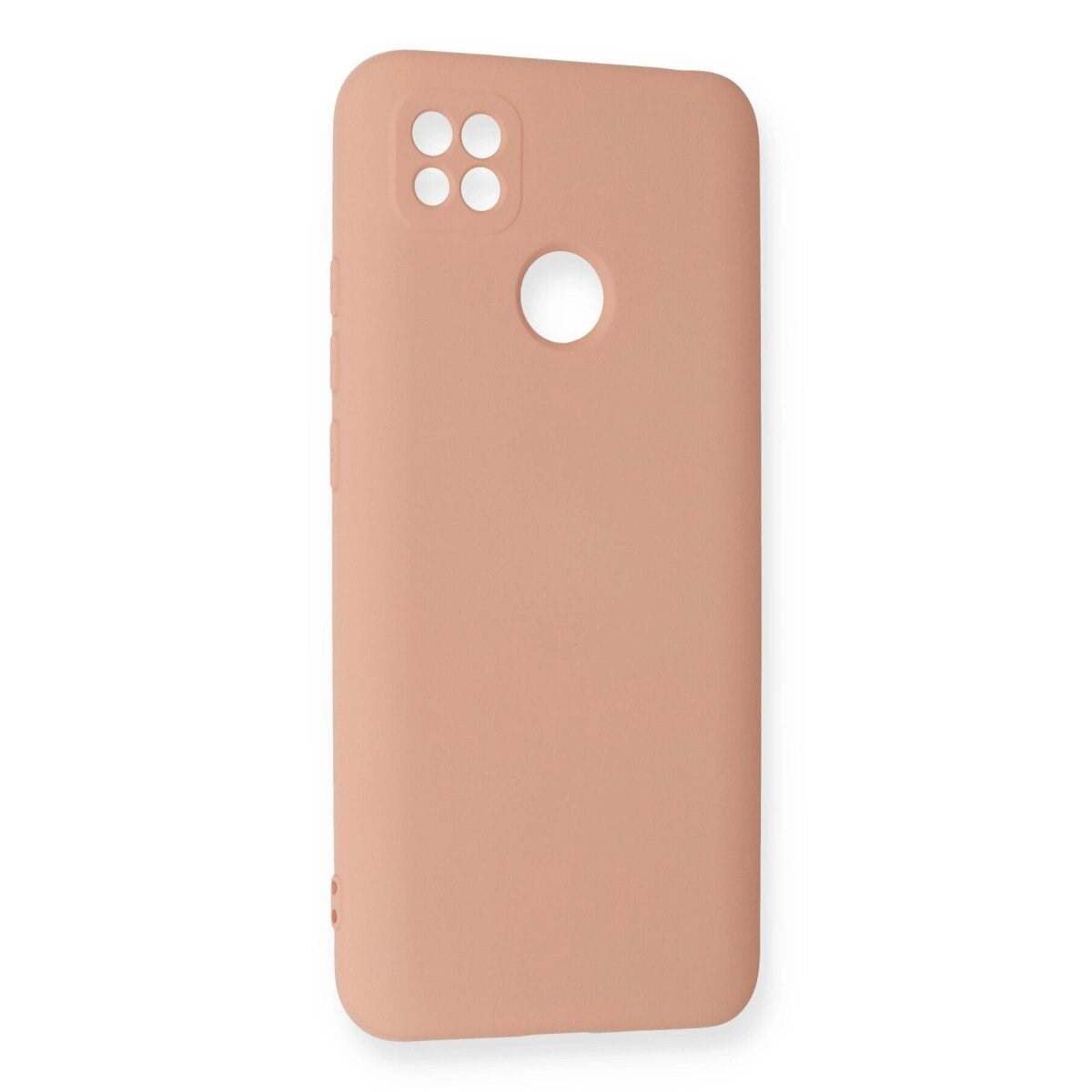 Xiaomi Redmi 9c Kılıf Nano İçi Kadife Silikon - Pudra