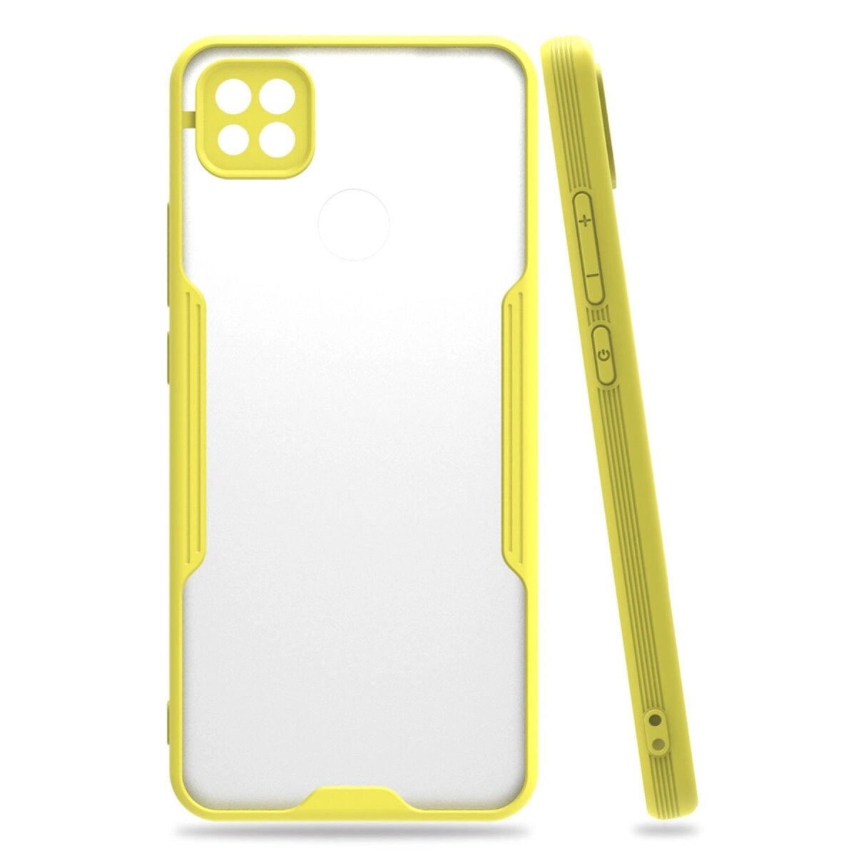 Xiaomi Redmi 9c Kılıf Platin Silikon - Sarı