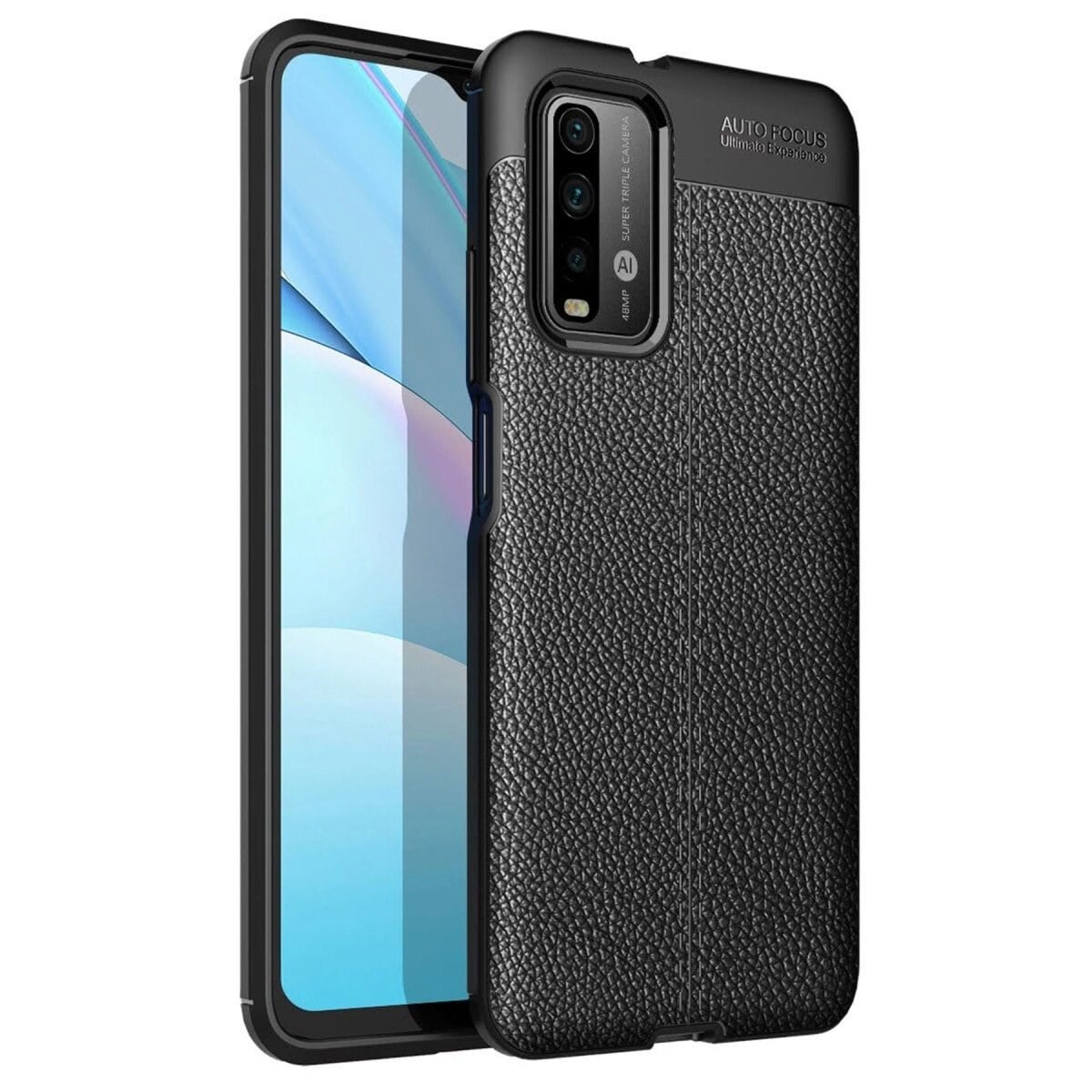 Xiaomi Redmi 9t Kılıf Auto Focus Kapak - Siyah