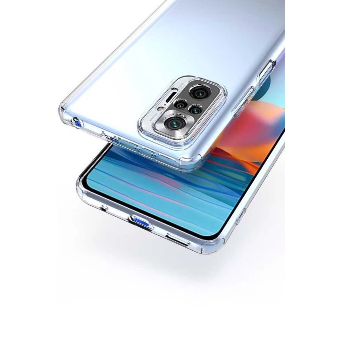 Xiaomi Redmi Note 10 5g Kılıf Lüx Şeffaf Silikon