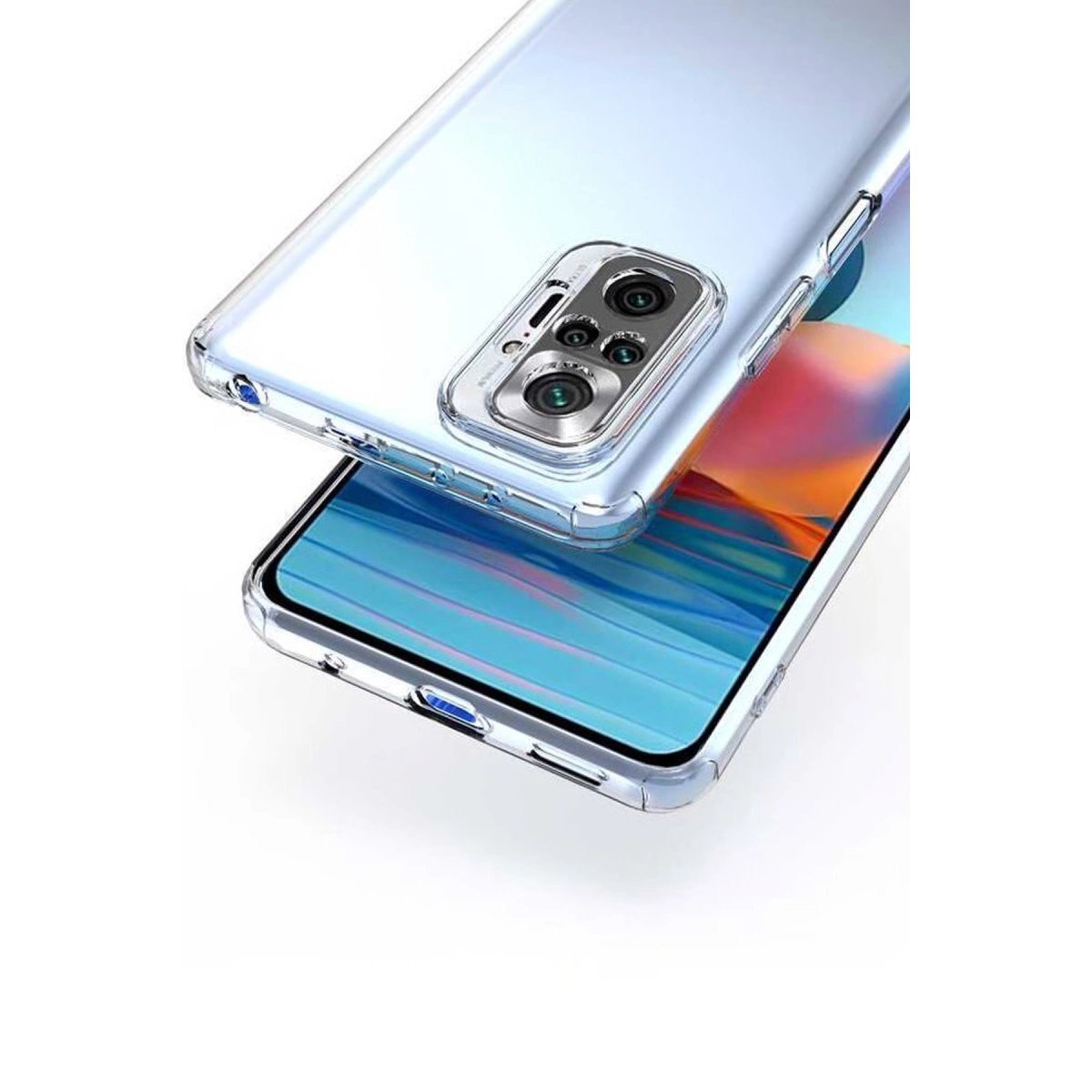 Xiaomi Redmi Note 10 5g Kılıf Lüx Şeffaf Silikon
