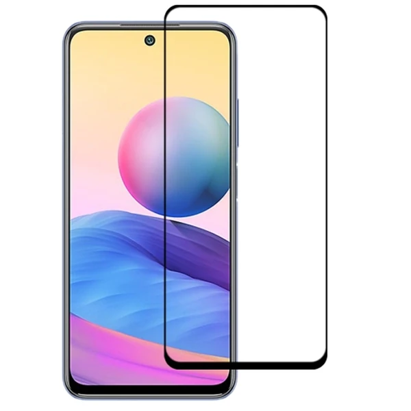 Xiaomi Redmi Note 10 Full Glue Full Kaplama Tempered Cam Ekran Koruyucu-(1903)