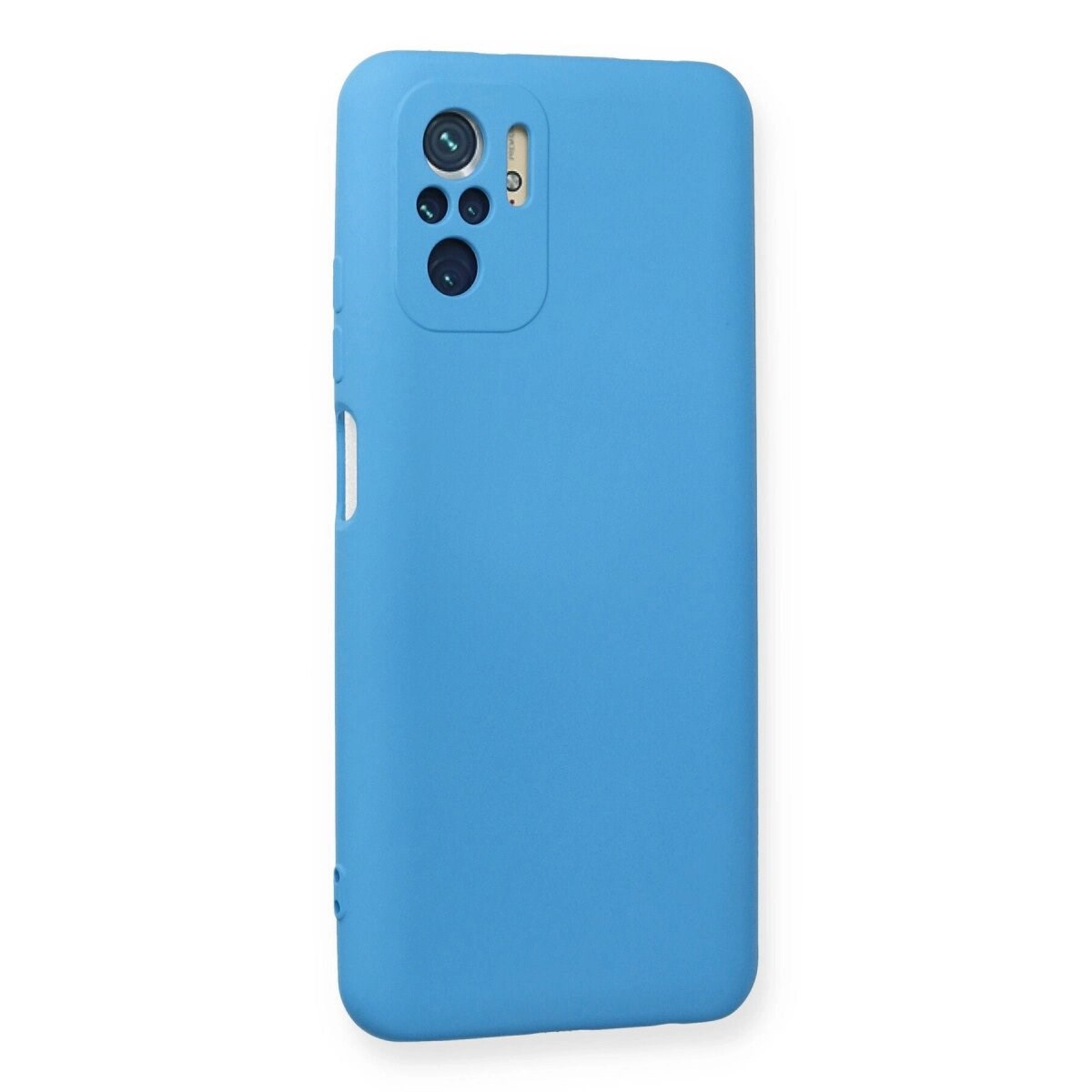 Xiaomi Redmi Note 10 Kılıf Nano İçi Kadife Silikon - Mavi